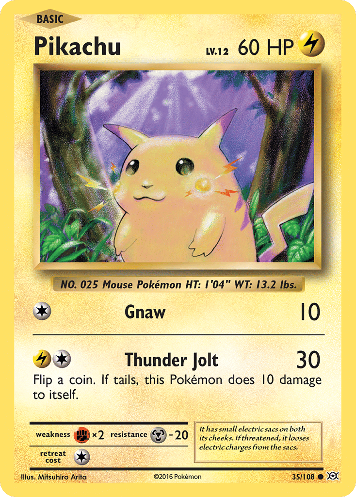 Pikachu — XY - Evolutions — Pokemon