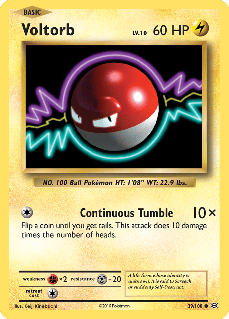 Voltorb — XY - Evolutions — Pokemon