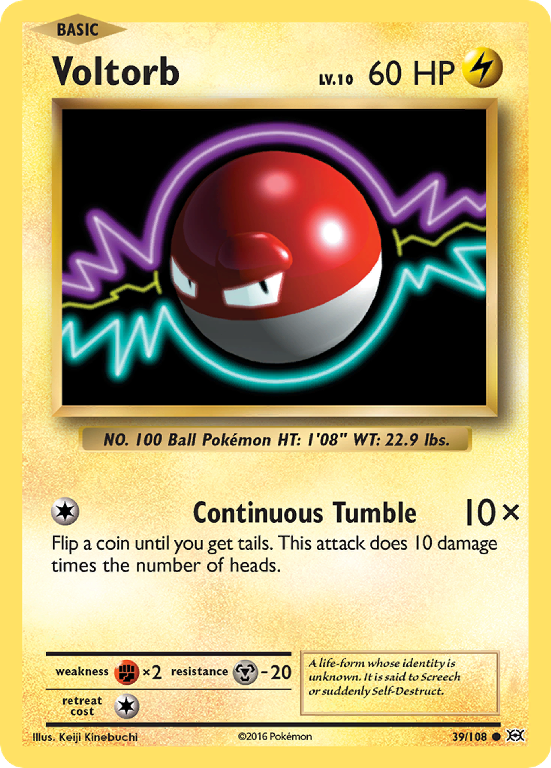 Voltorb — XY - Evolutions — Pokemon
