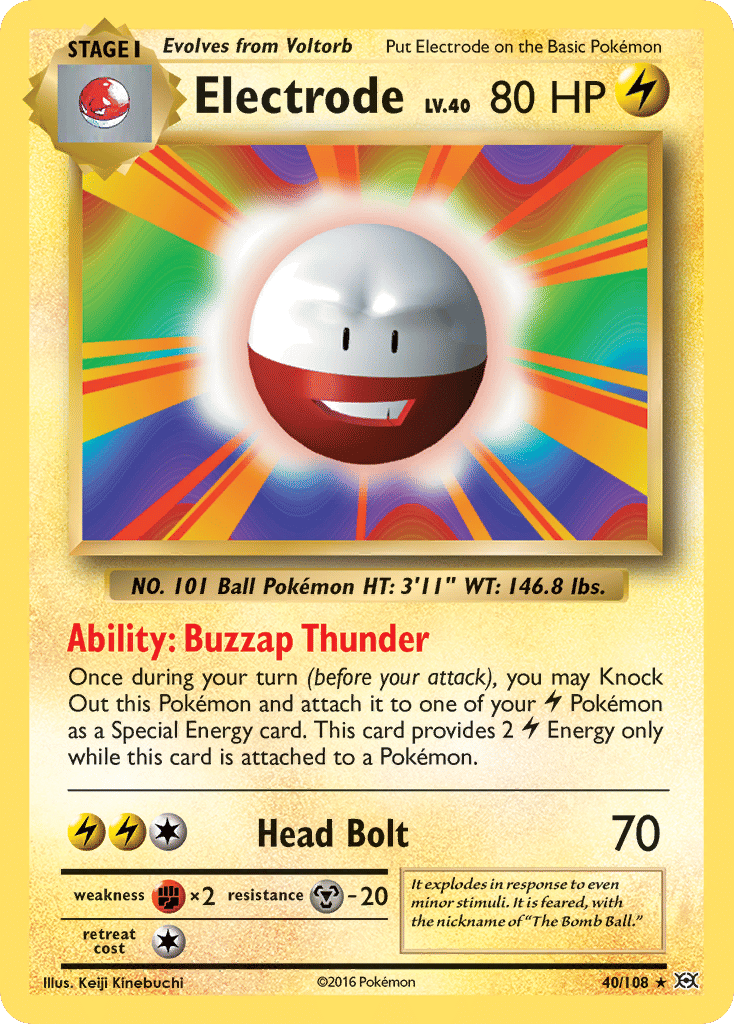 Electrode — XY - Evolutions — Pokemon