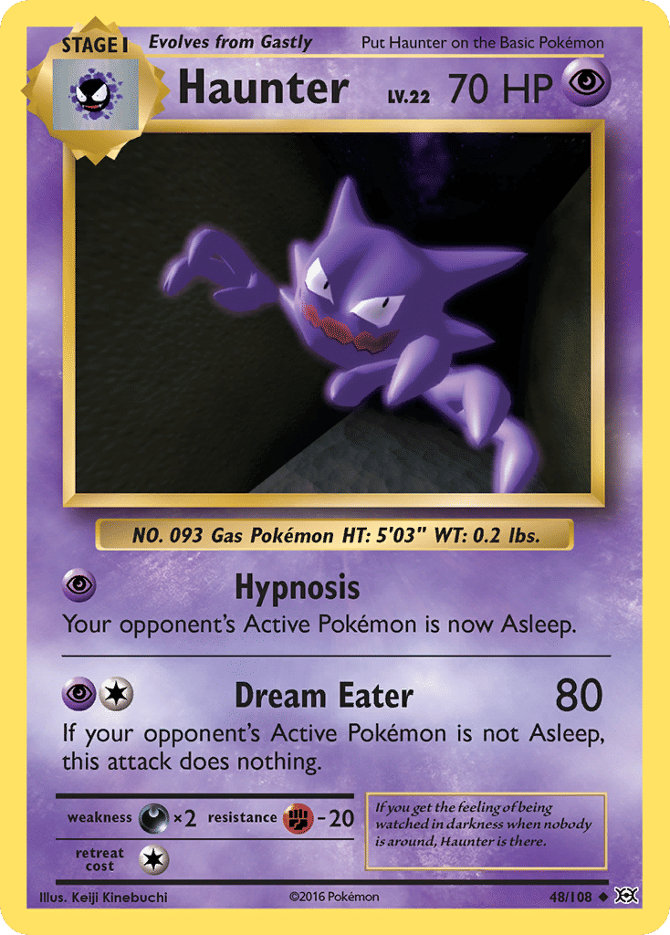 Haunter — XY - Evolutions — Pokemon