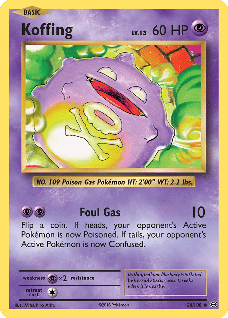 Koffing — XY - Evolutions — Pokemon