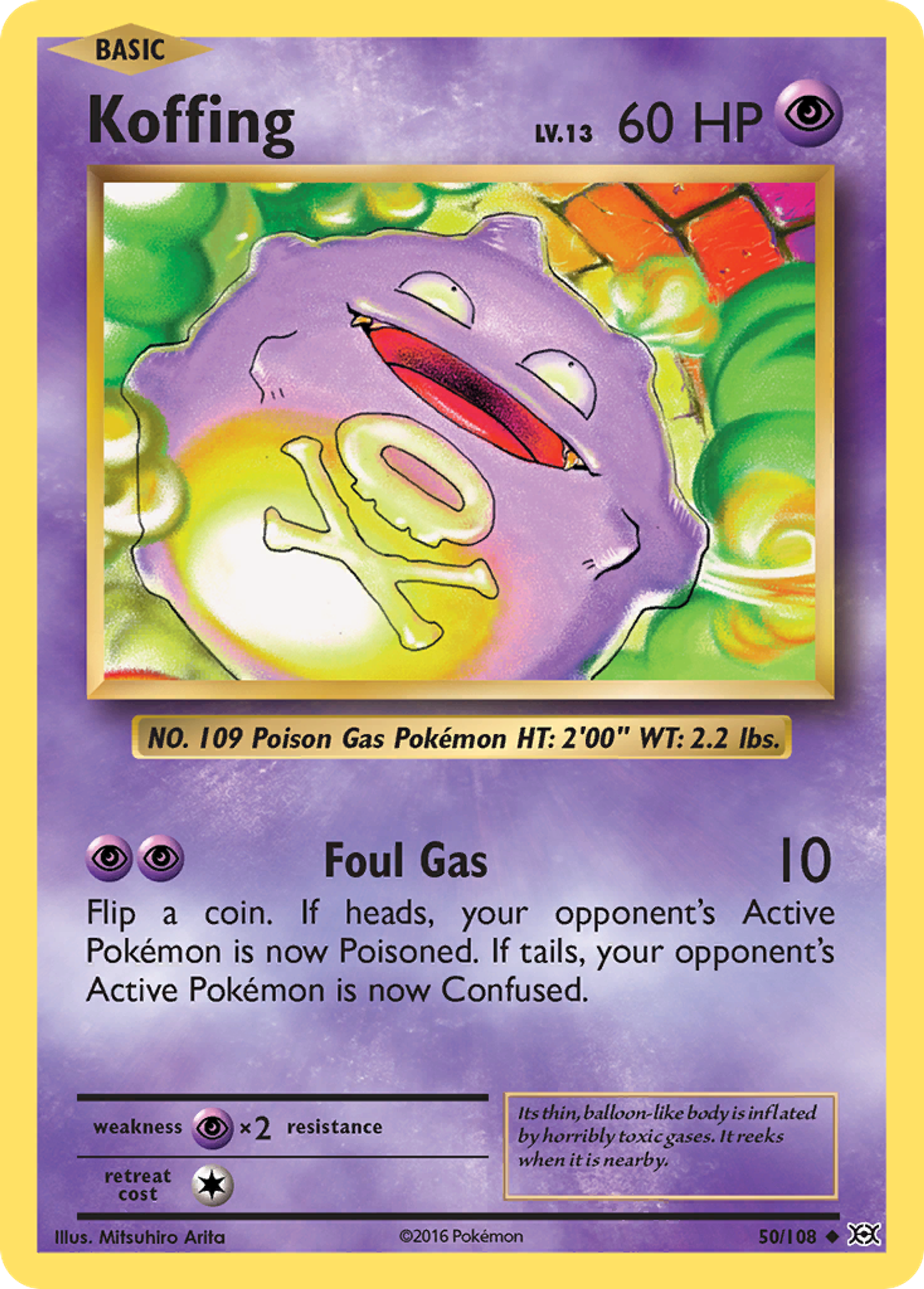 Koffing — XY - Evolutions — Pokemon