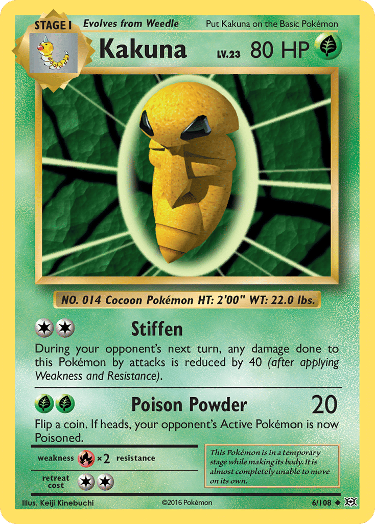 Kakuna — XY - Evolutions — Pokemon