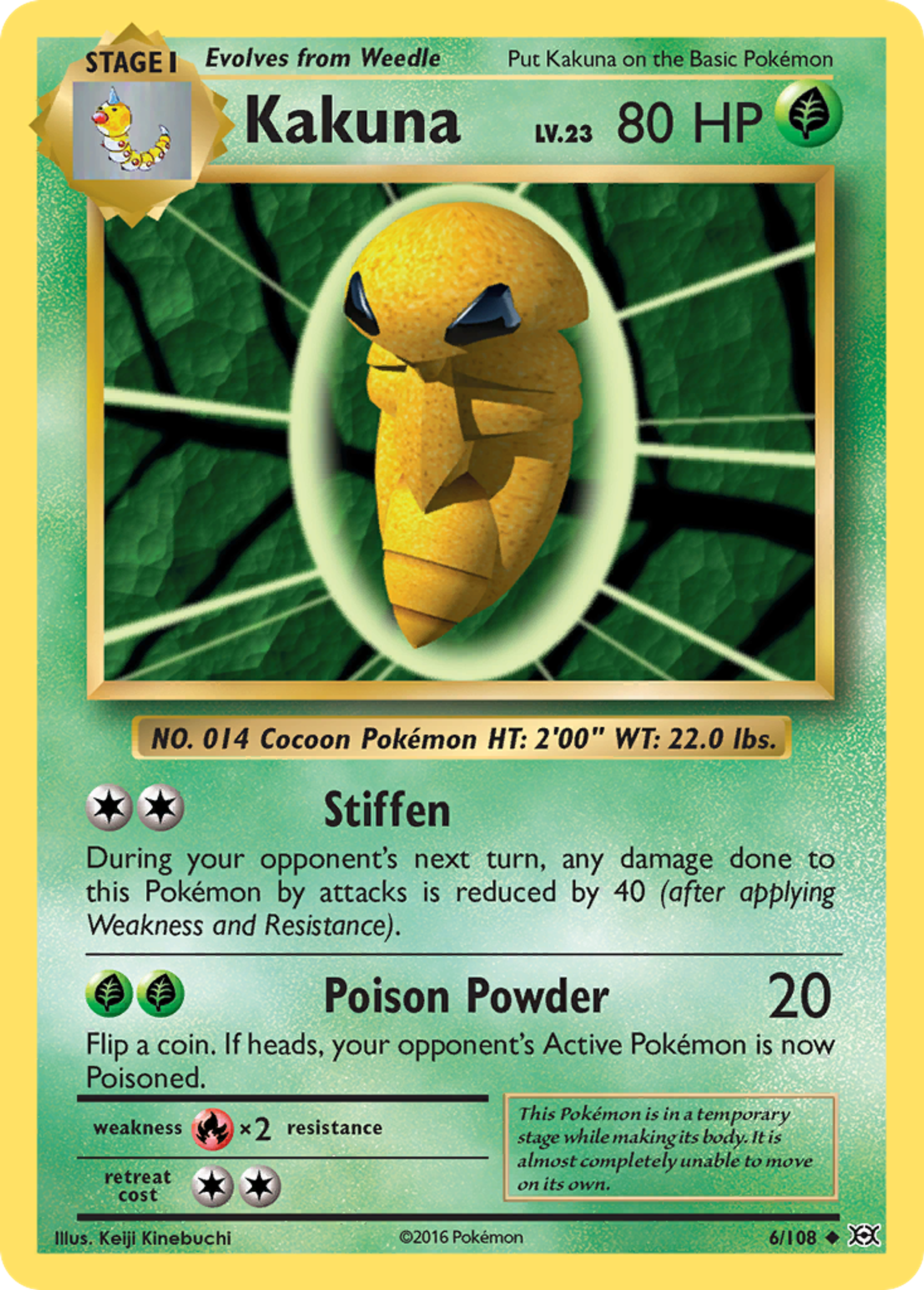 Kakuna — XY - Evolutions — Pokemon
