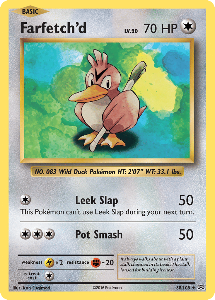 Farfetch'd — XY - Evolutions — Pokemon