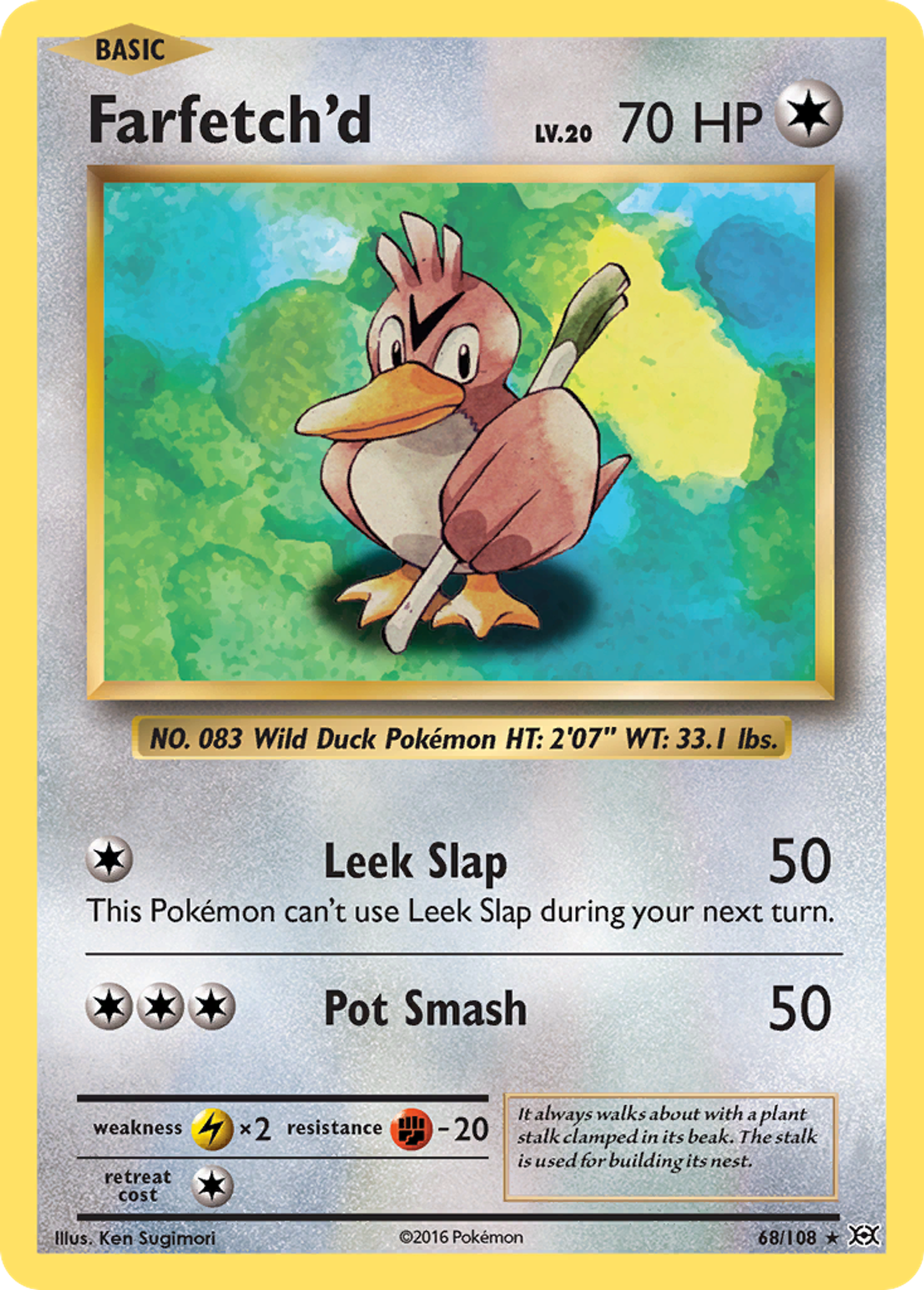 Farfetch'd — XY - Evolutions — Pokemon