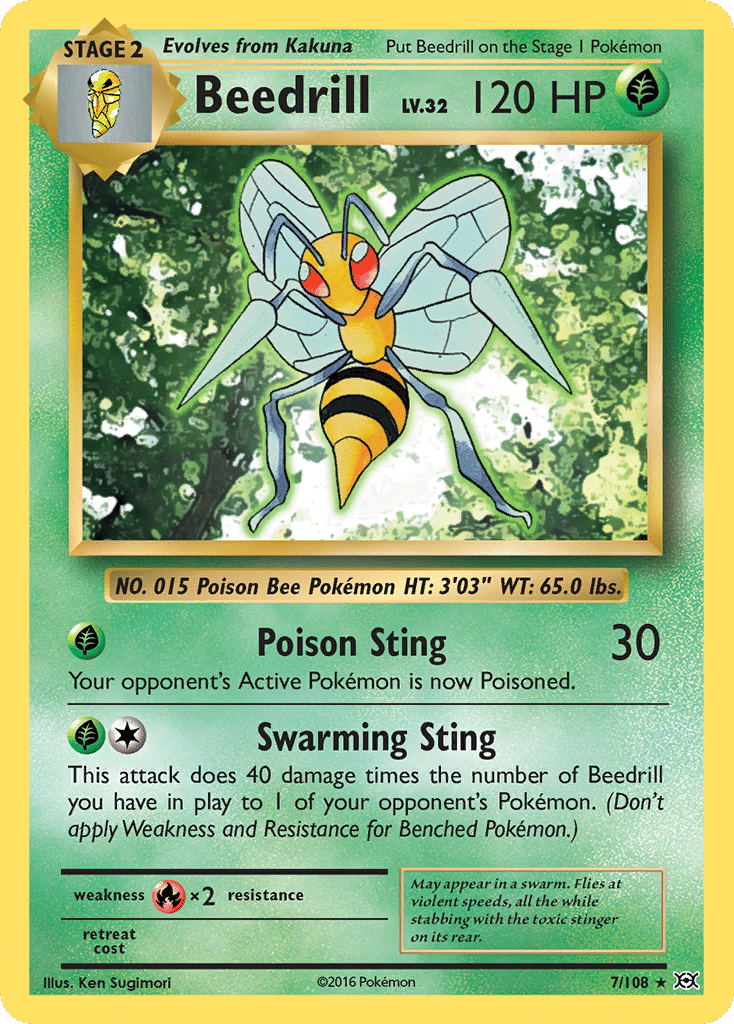 Beedrill — XY - Evolutions — Pokemon