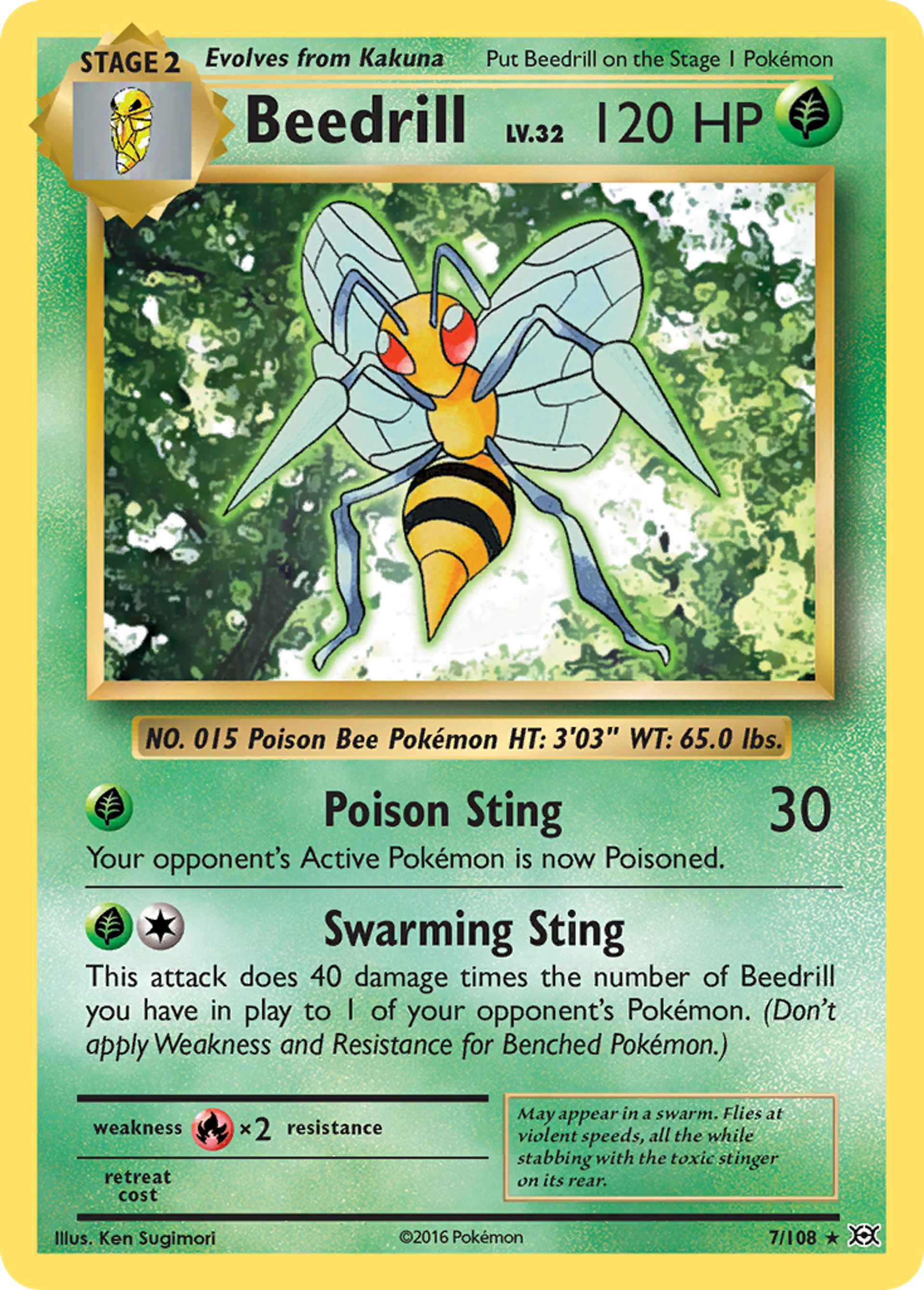 Beedrill — XY - Evolutions — Pokemon