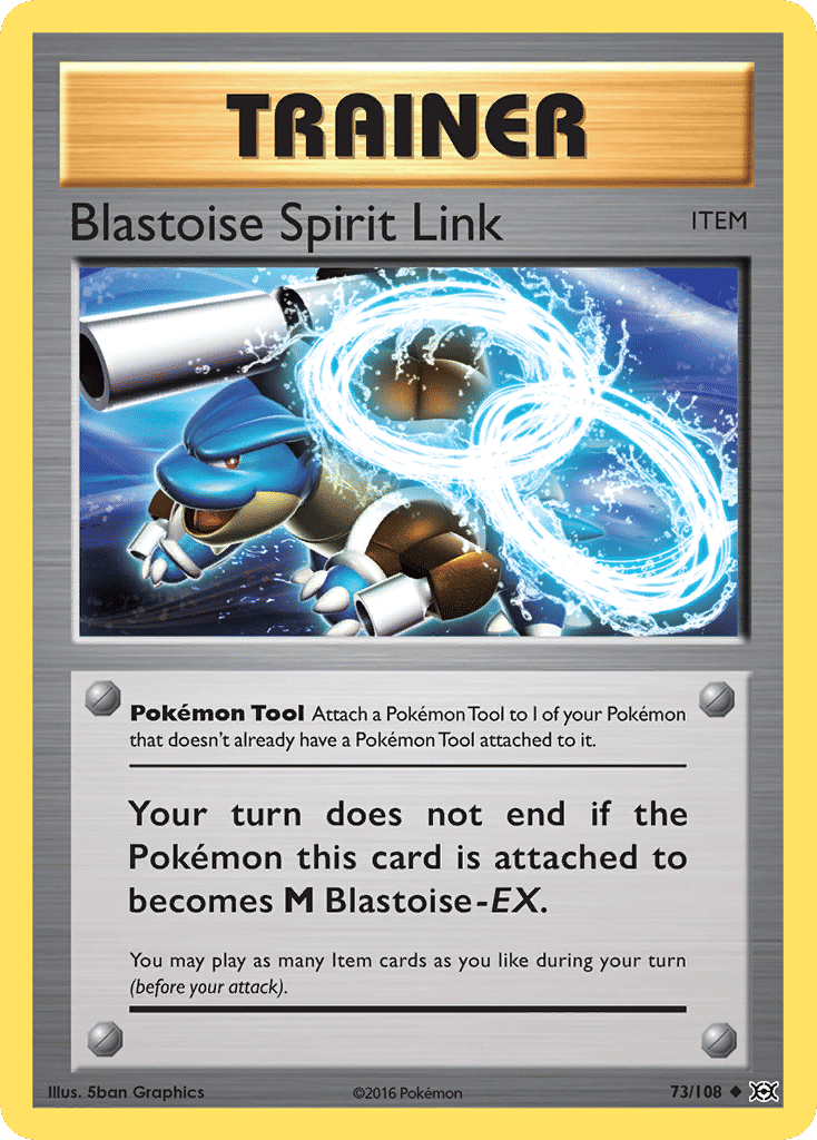 Blastoise Spirit Link — XY - Evolutions — Pokemon