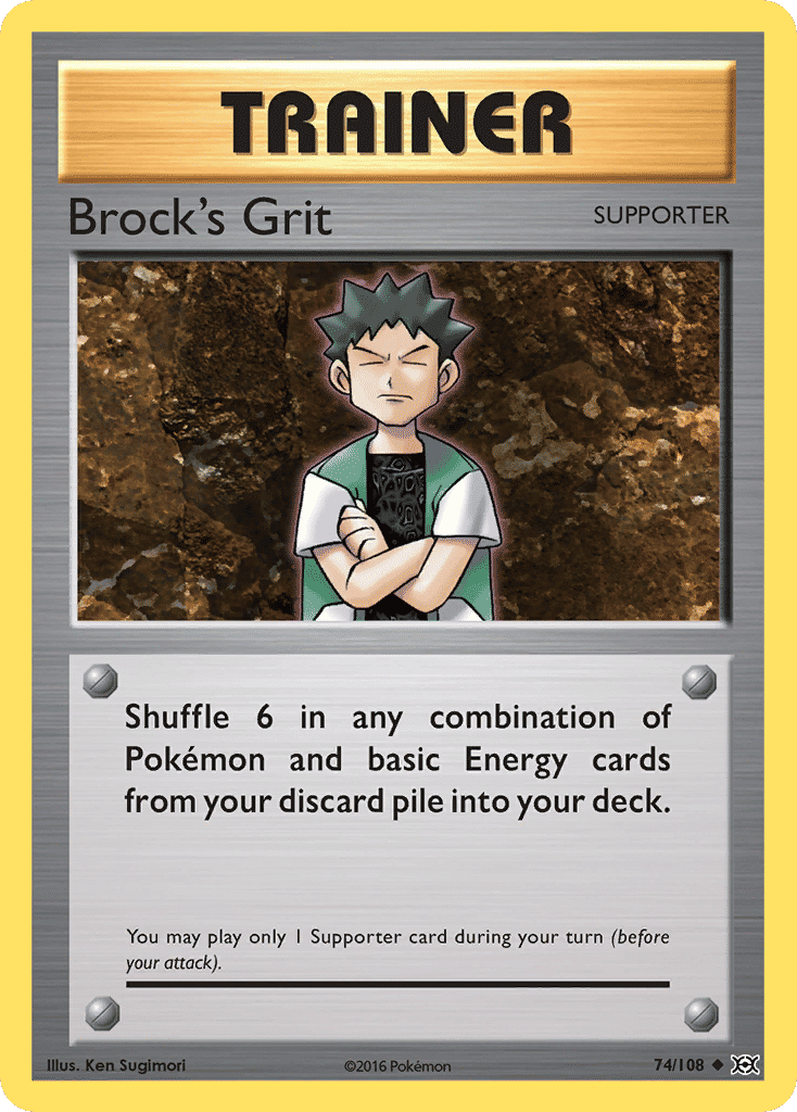 Brock's Grit — XY - Evolutions — Pokemon