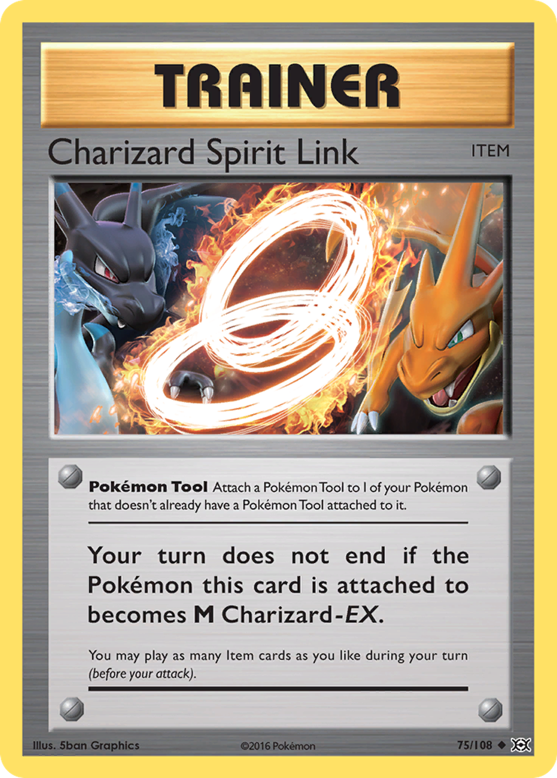 Charizard Spirit Link — XY - Evolutions — Pokemon