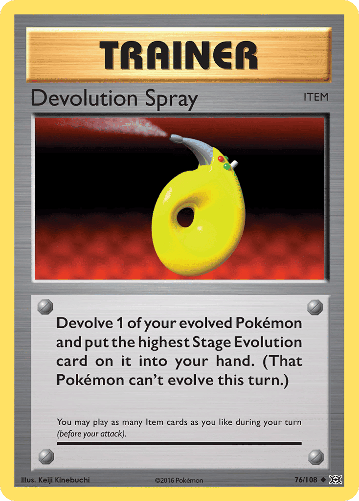 Devolution Spray — XY - Evolutions — Pokemon