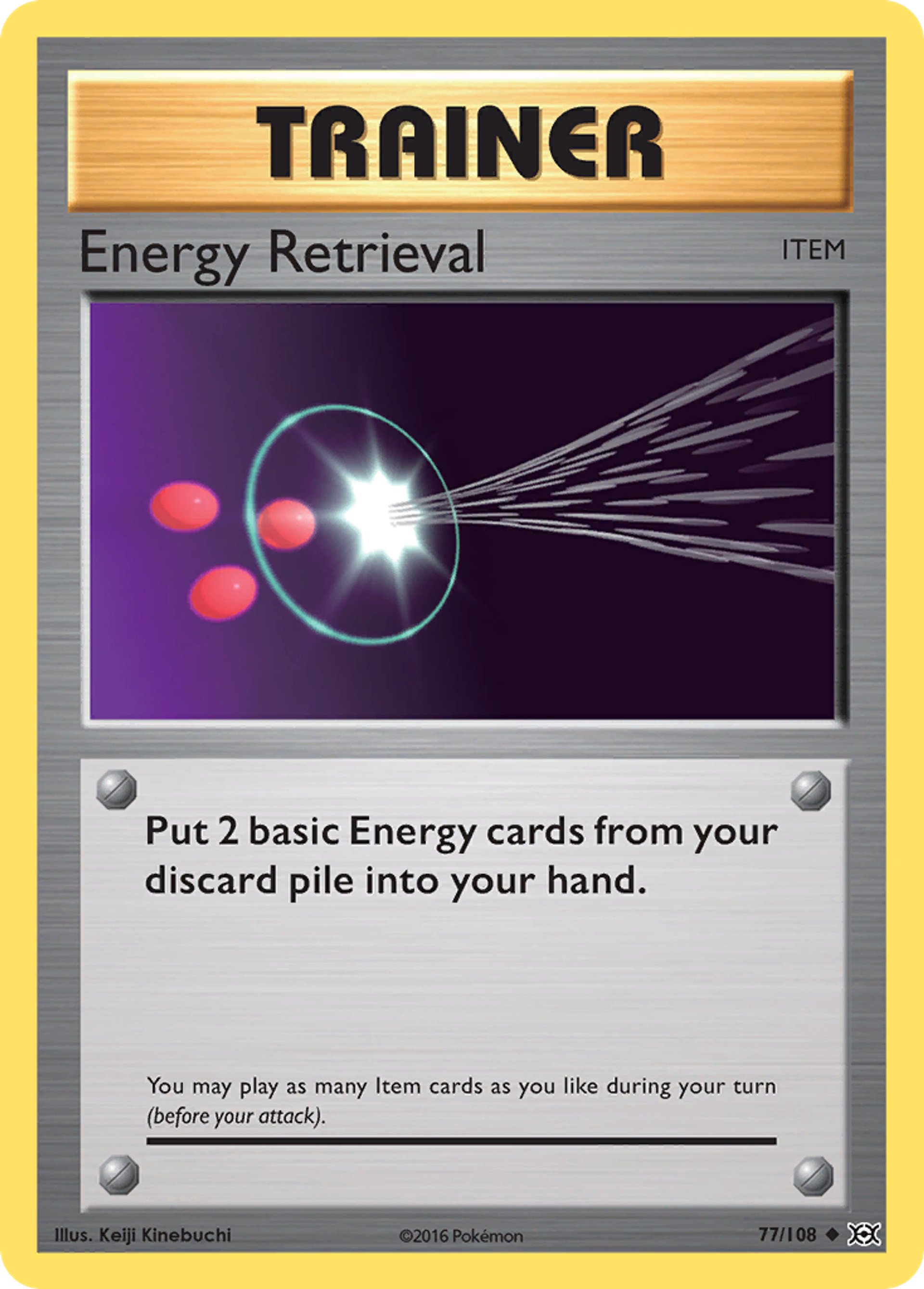 Energy Retrieval — XY - Evolutions — Pokémon
