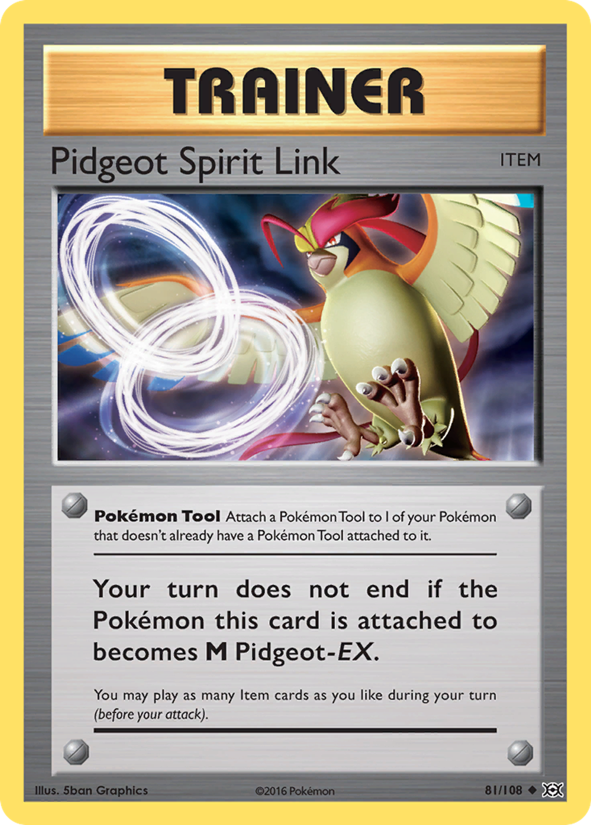 Pidgeot Spirit Link — XY - Evolutions — Pokemon