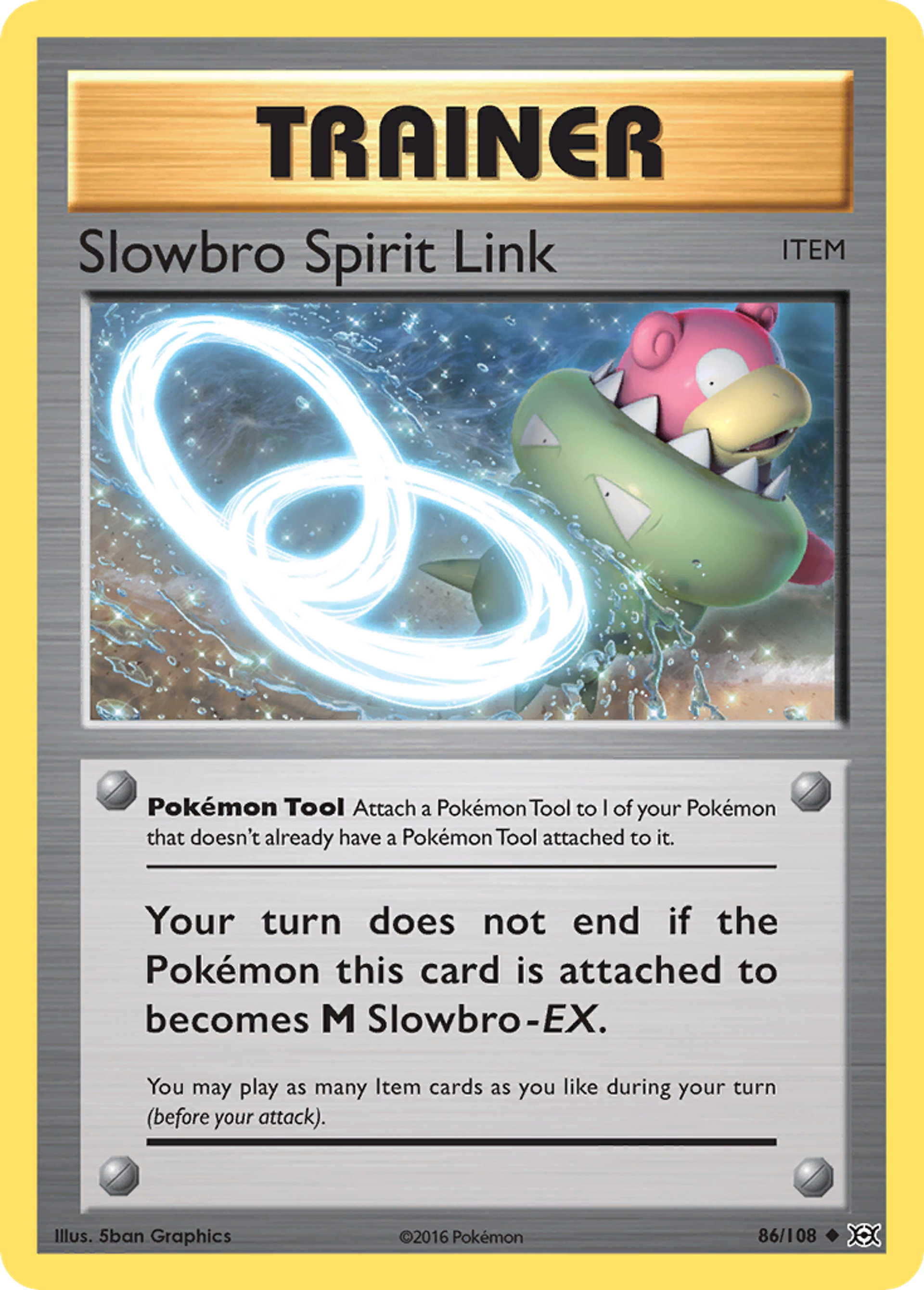 Slowbro Spirit Link — XY - Evolutions — Pokemon