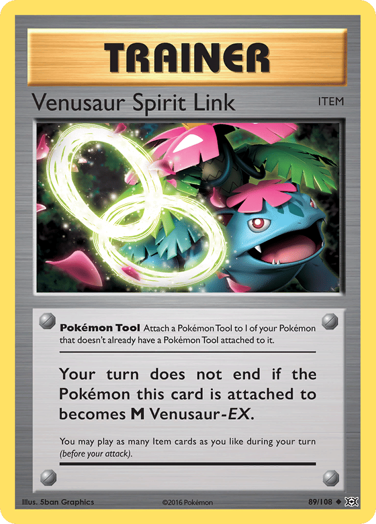 Venusaur Spirit Link — XY - Evolutions — Pokemon