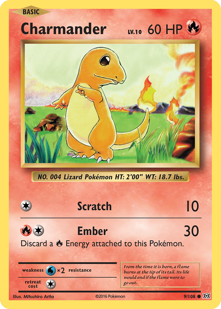 Charmander — XY - Evolutions — Pokemon