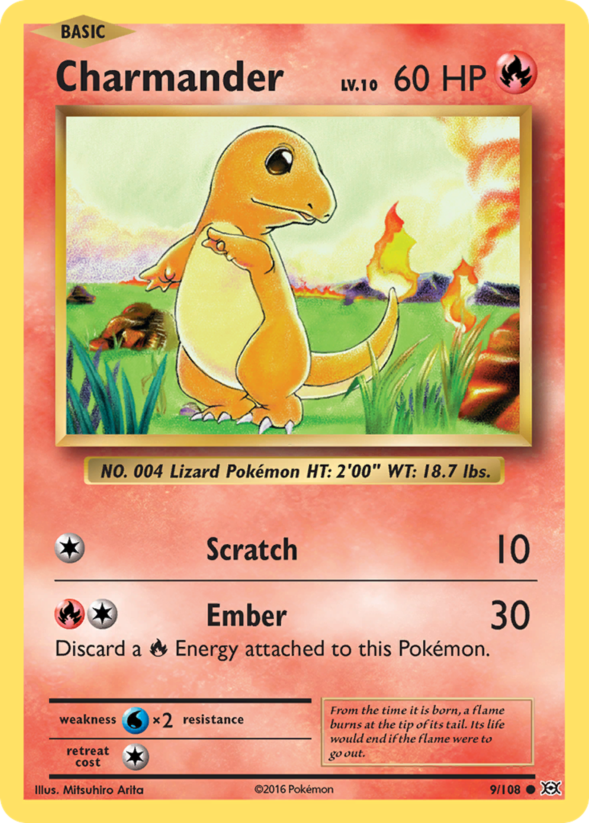 Charmander — XY - Evolutions — Pokémon