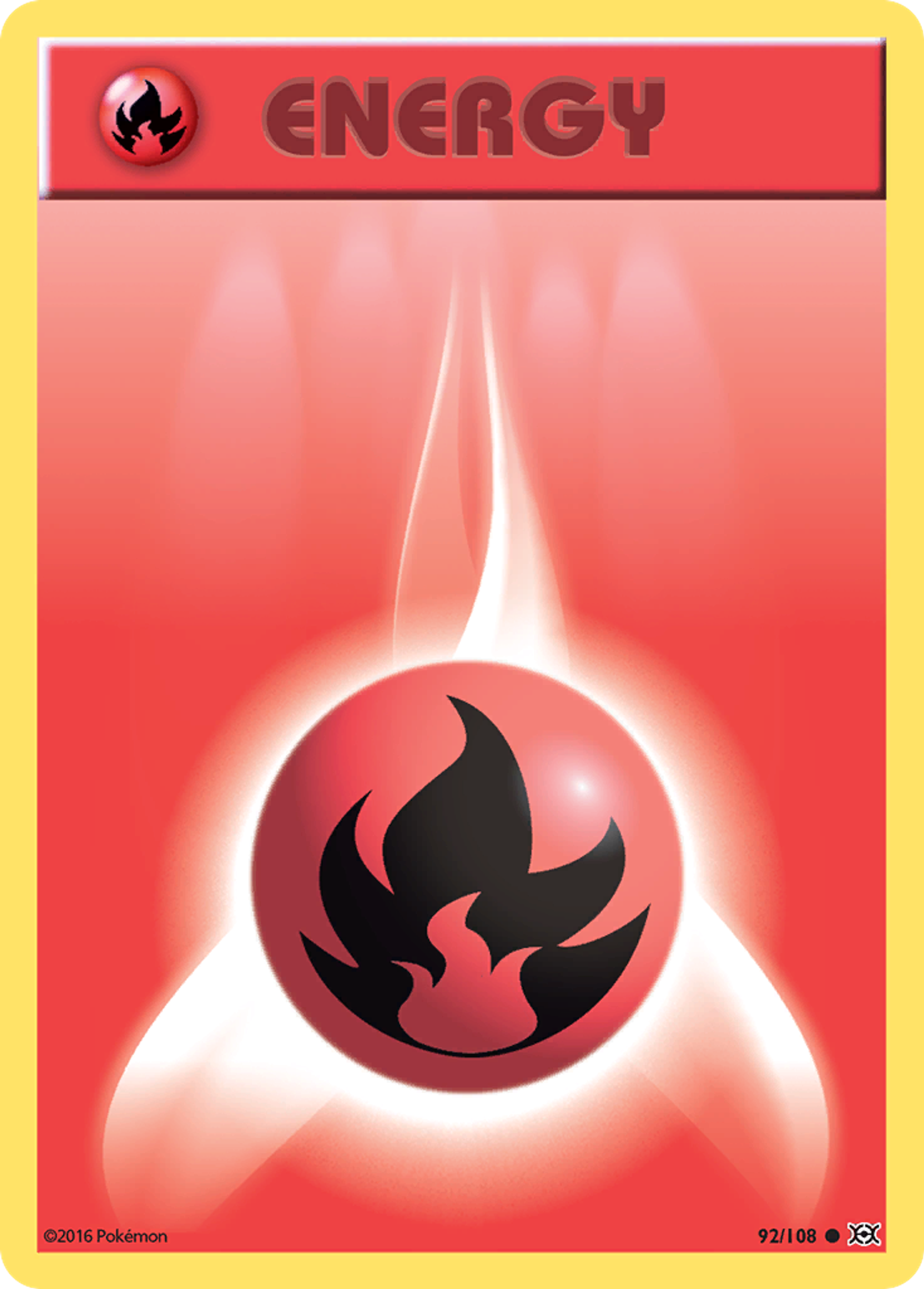 Fire Energy — XY - Evolutions — Pokemon