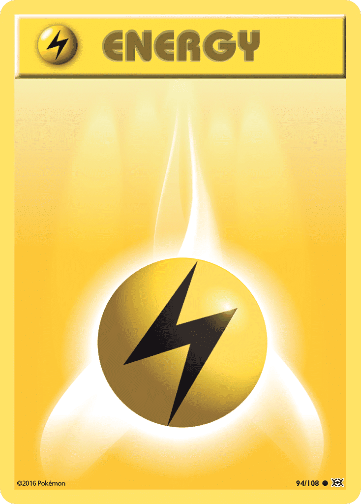 Lightning Energy — XY - Evolutions — Pokemon