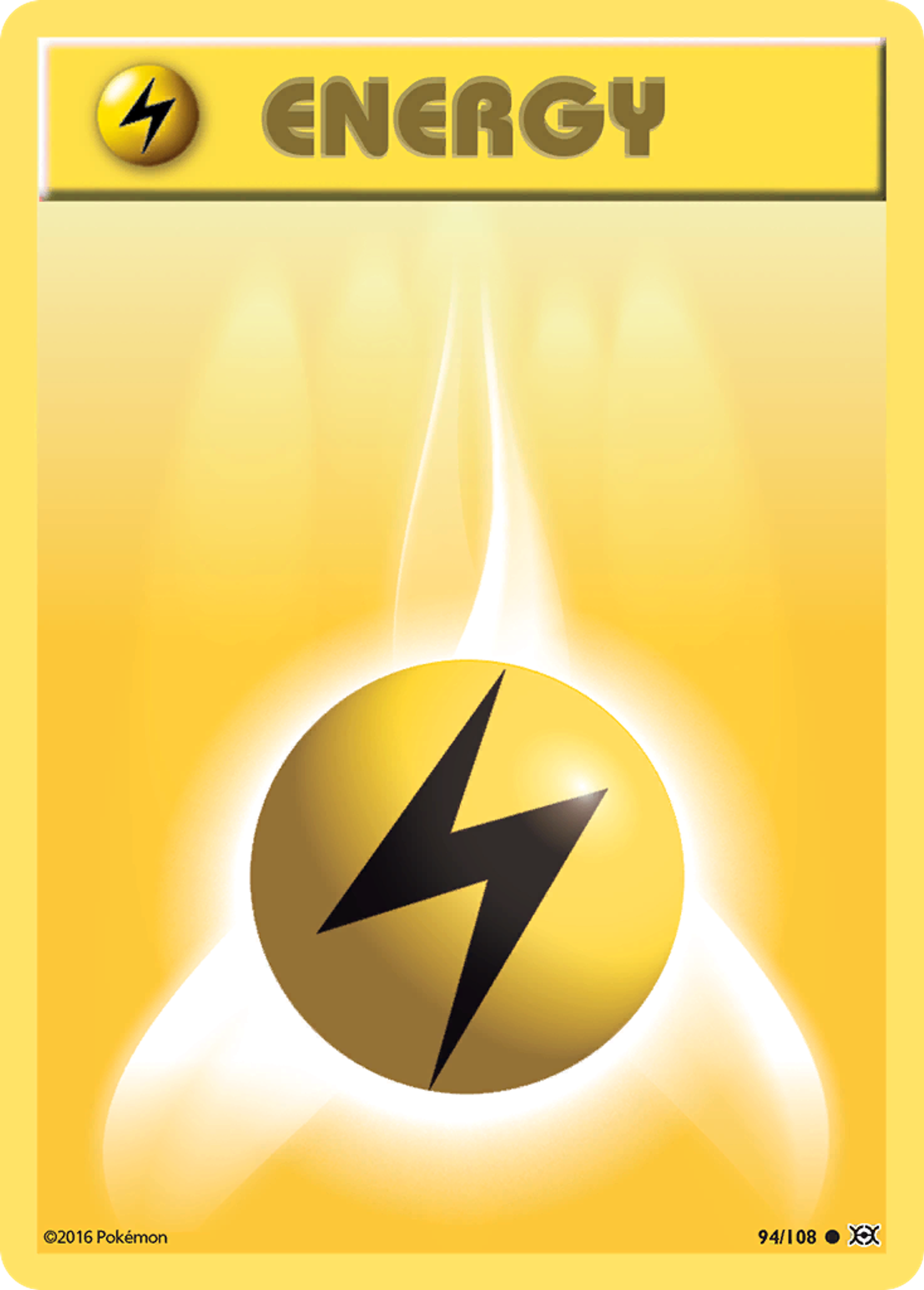 Lightning Energy — XY - Evolutions — Pokemon