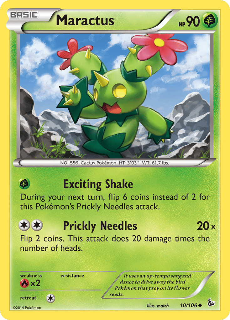 Maractus — XY - Flashfire — Pokemon