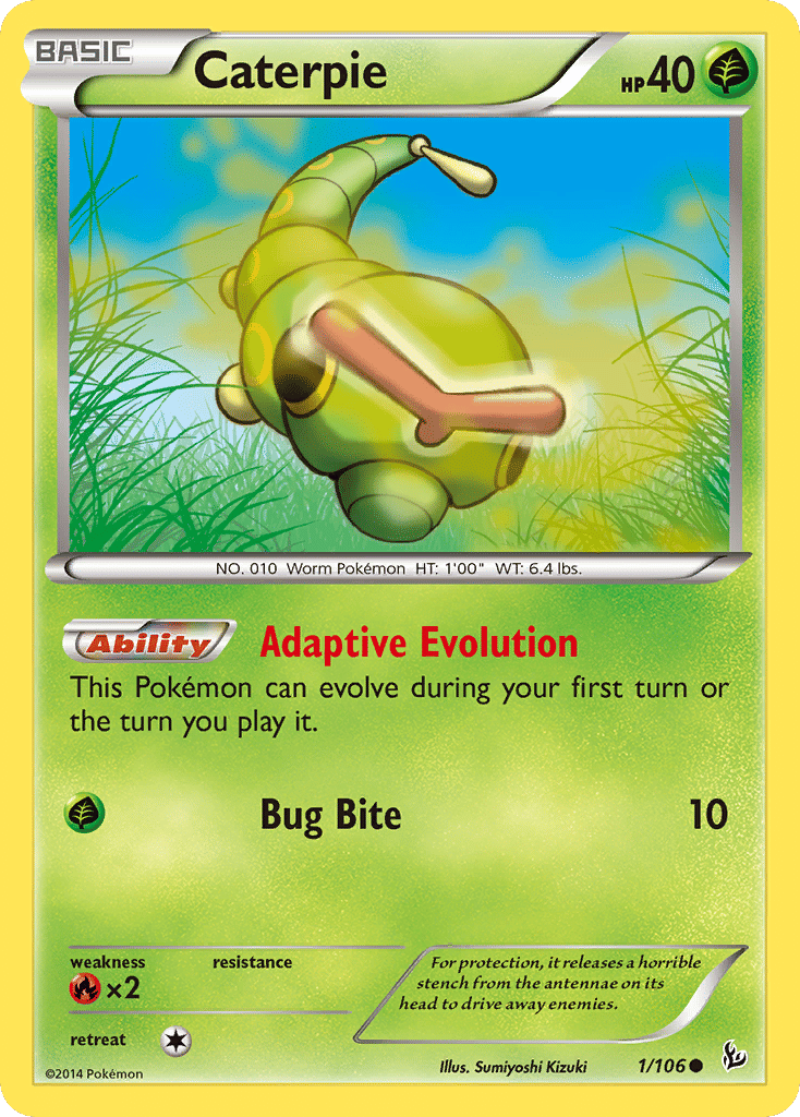 Caterpie — XY - Flashfire — Pokemon