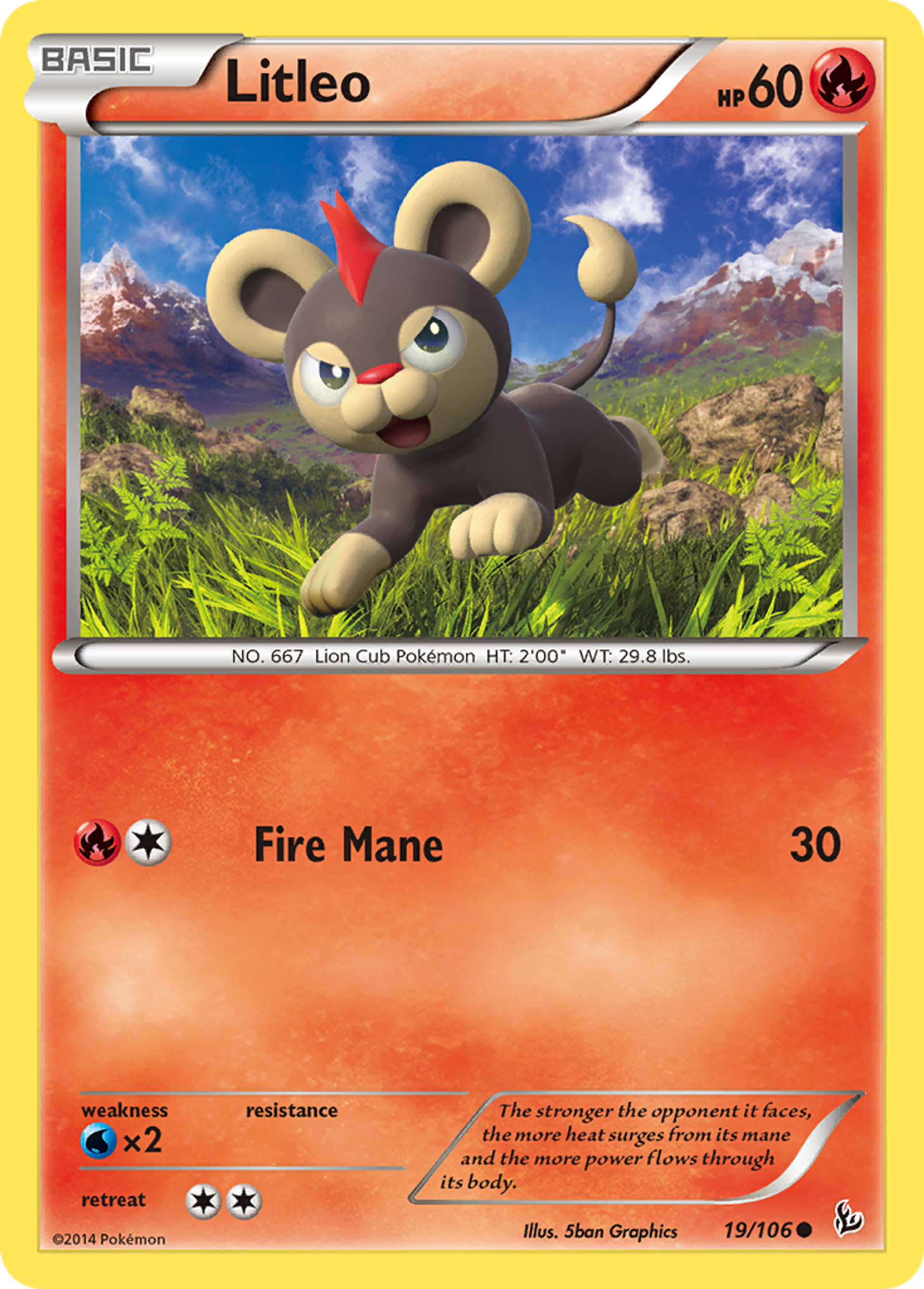 Hélionceau — XY - Flashfire — Pokemon