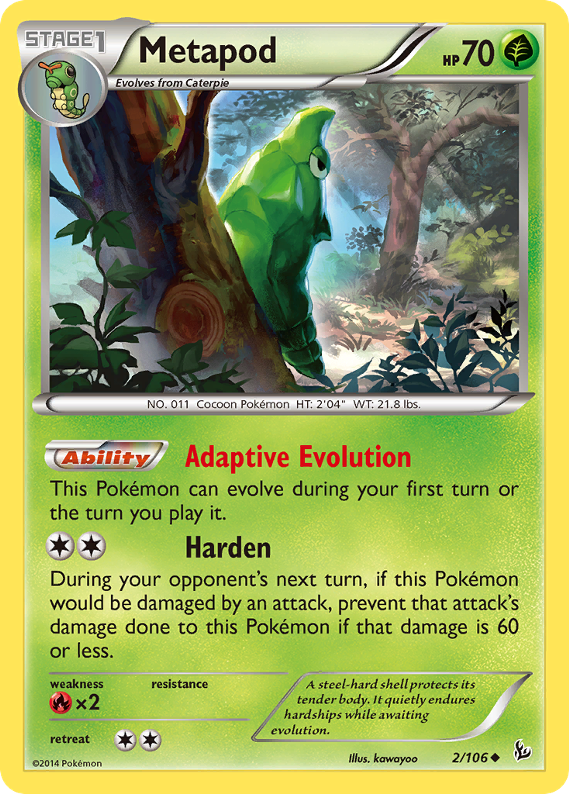 Metapod — XY - Flashfire — Pokemon