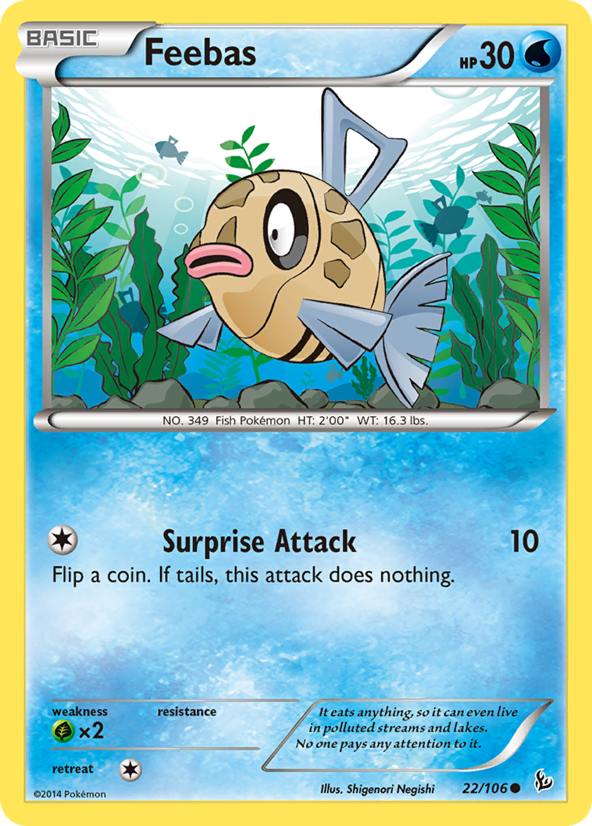 Feebas — XY - Flashfire — Pokemon