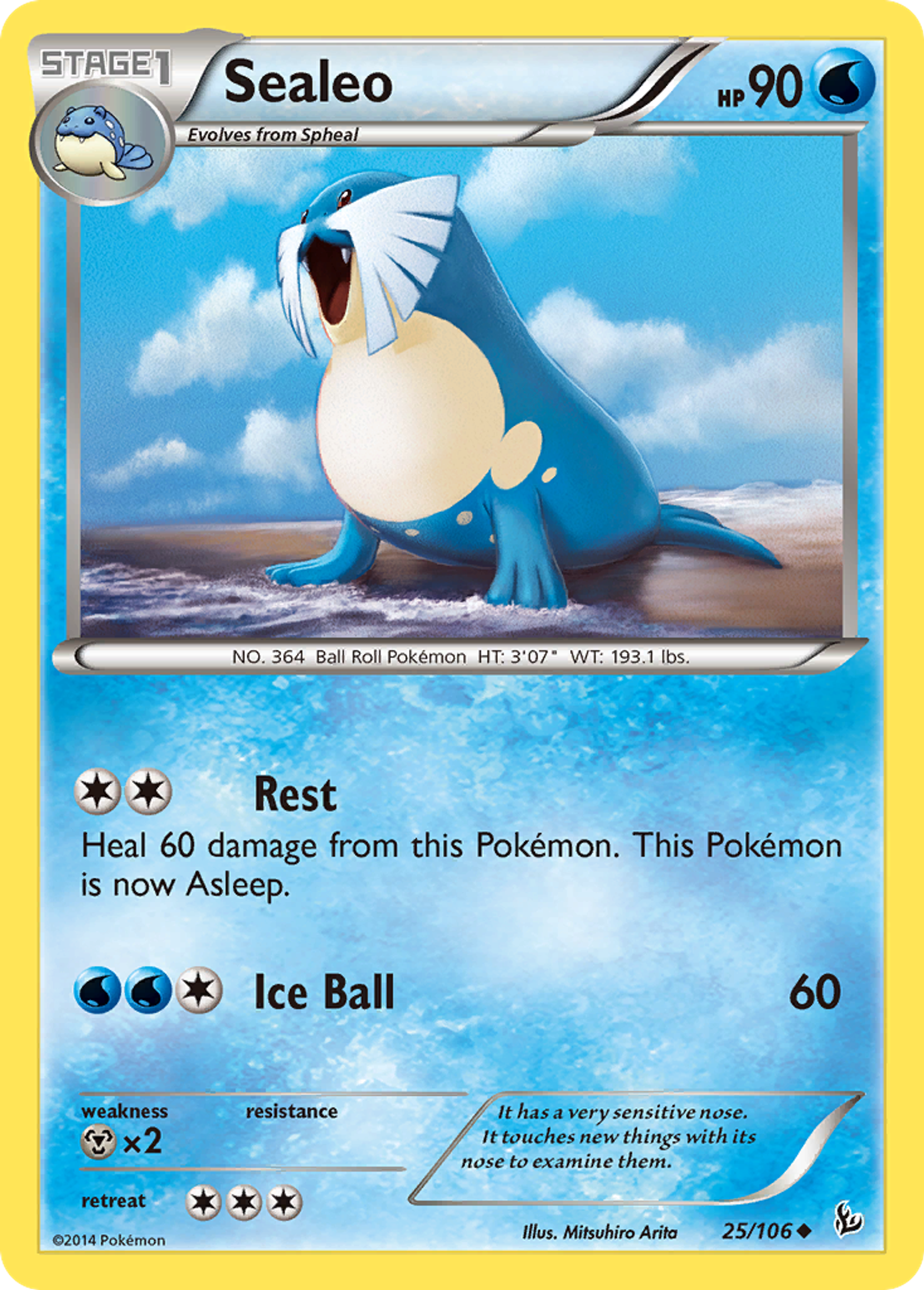 Sealeo — XY - Flashfire — Pokemon