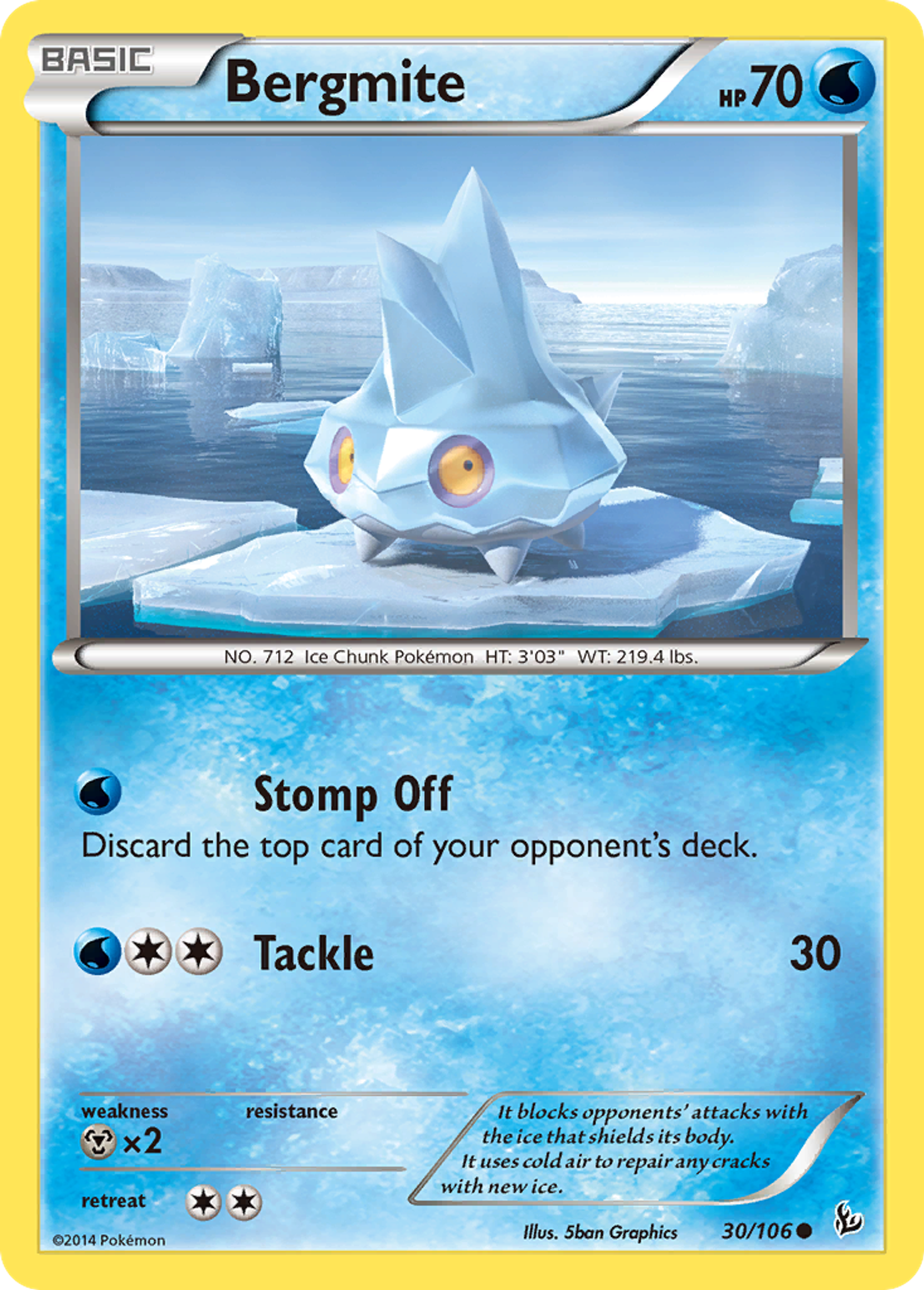 Bergmite — XY - Flashfire — Pokemon