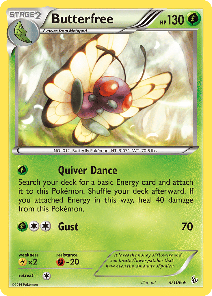Butterfree — XY - Flashfire — Pokemon