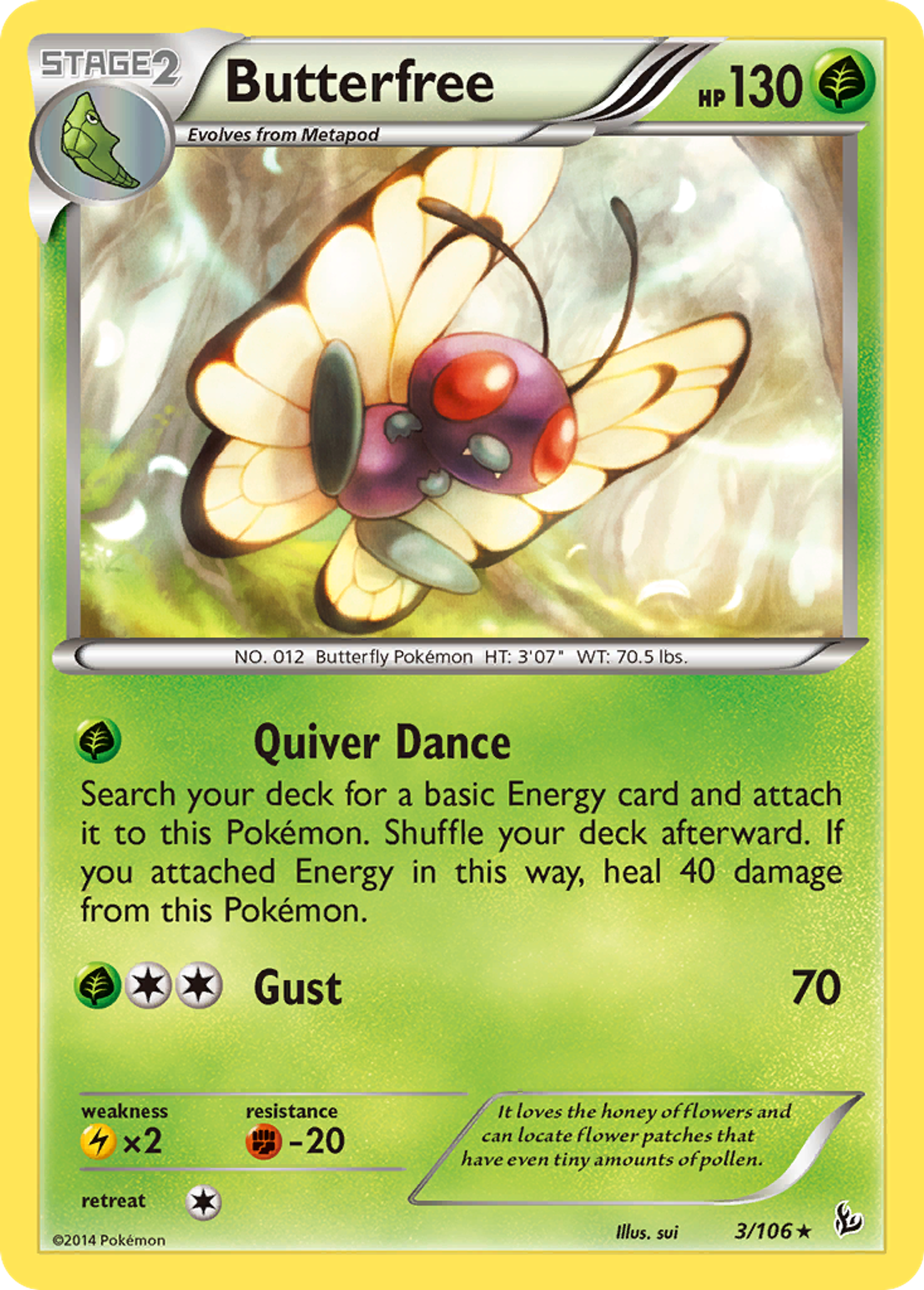 Butterfree — XY - Flashfire — Pokemon