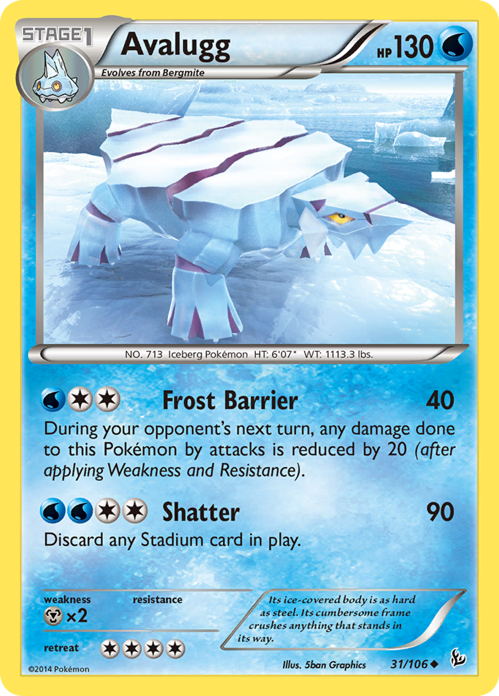 Avalugg — XY - Flashfire — Pokemon