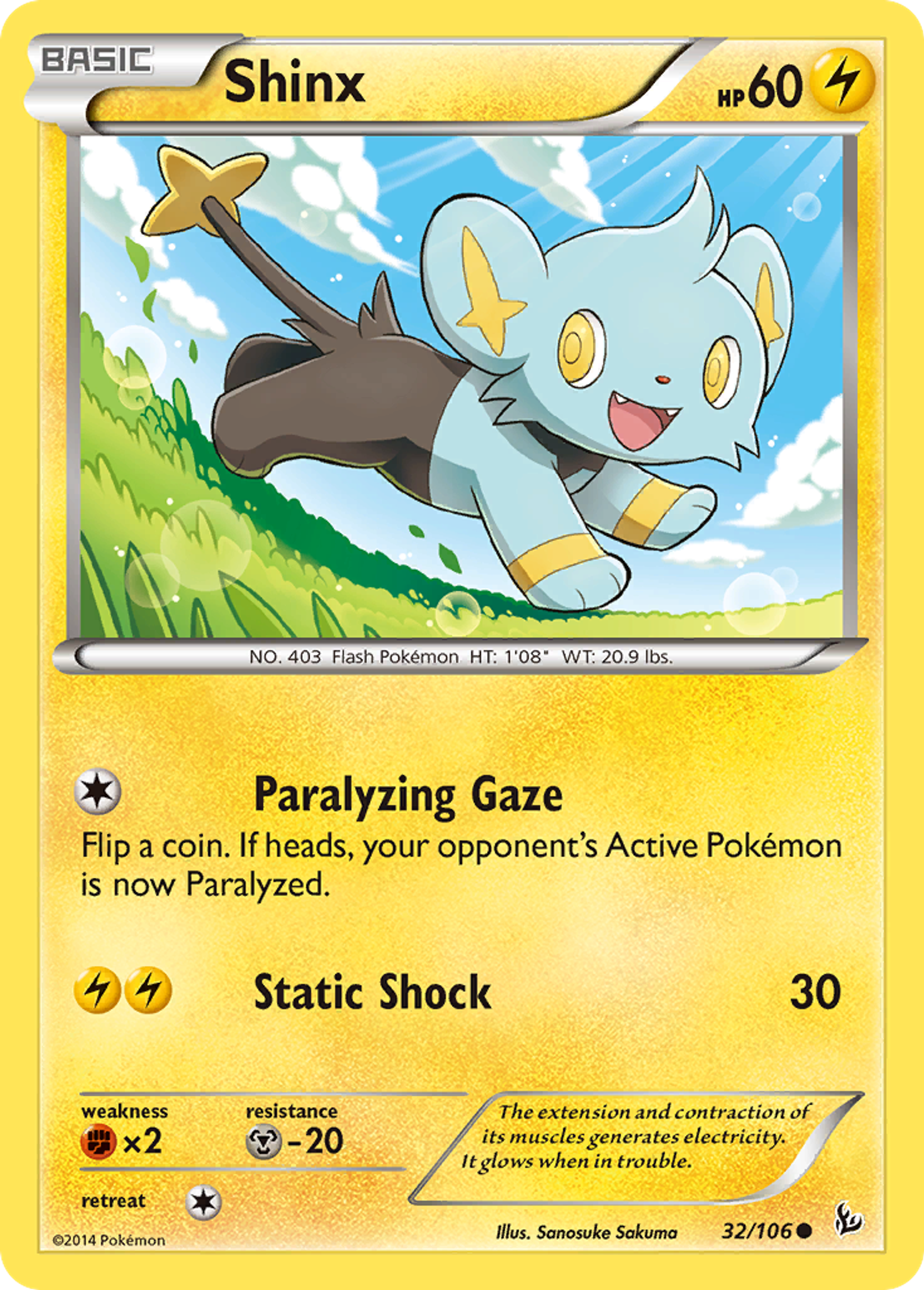 Shinx — XY - Flashfire — Pokemon