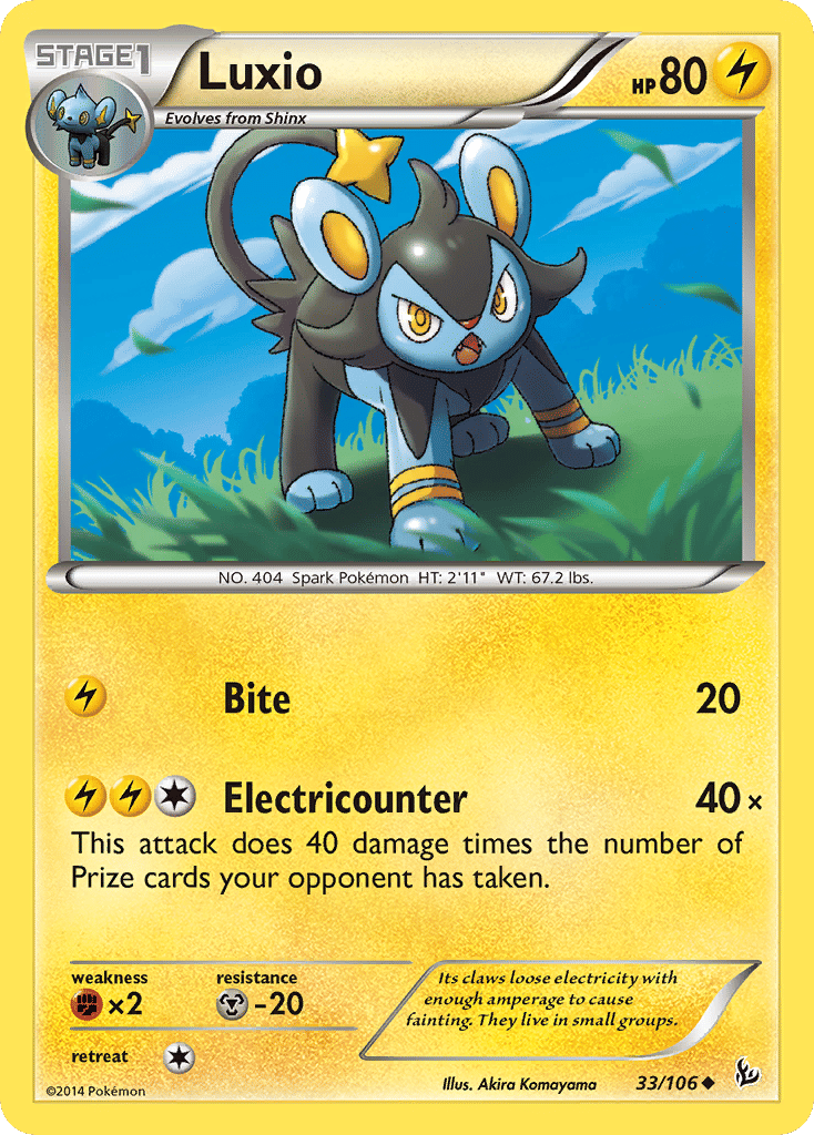 Luxio — XY - Flashfire — Pokemon