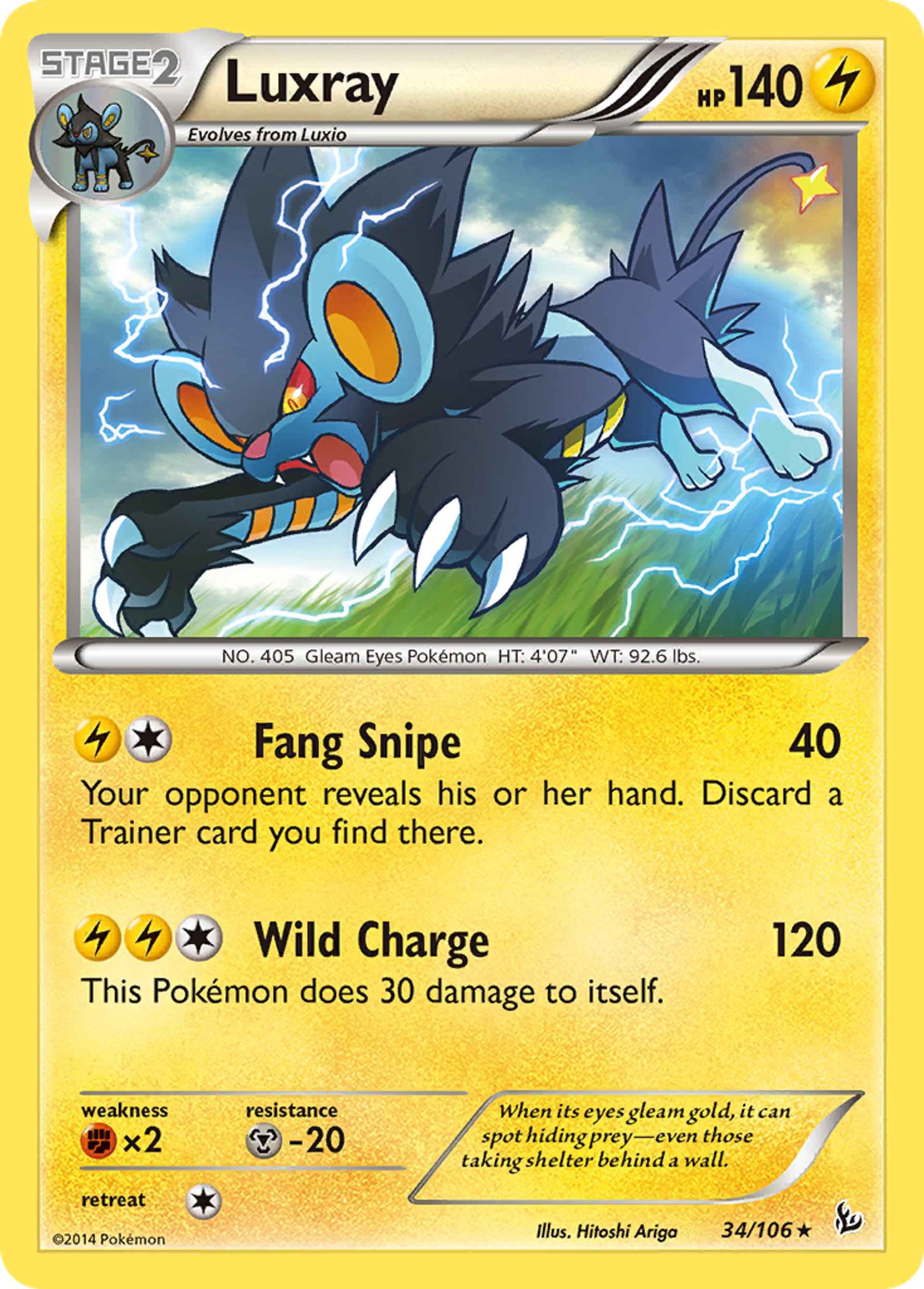 Luxray — XY - Flashfire — Pokemon