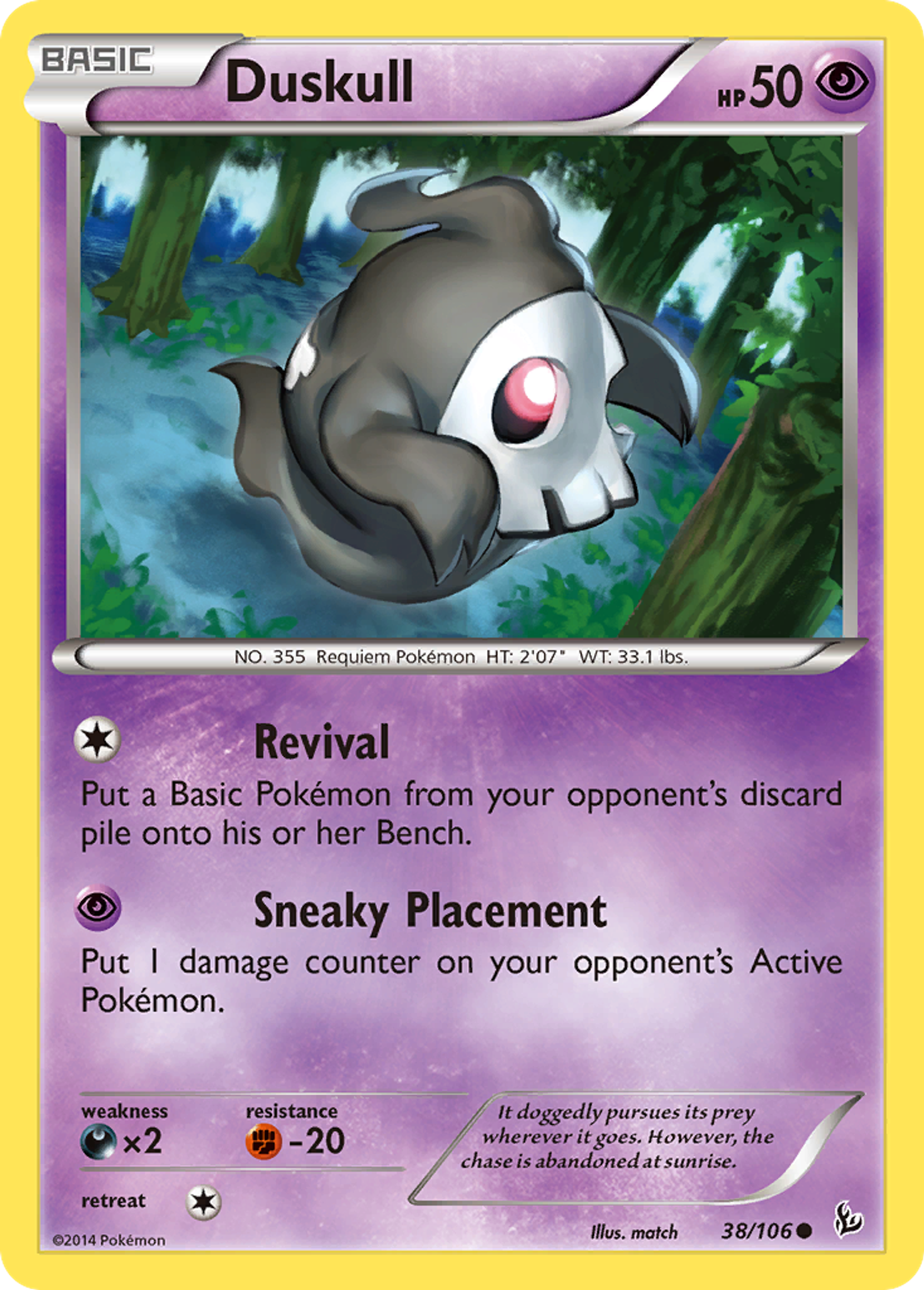 Duskull — XY - Flashfire — Pokemon
