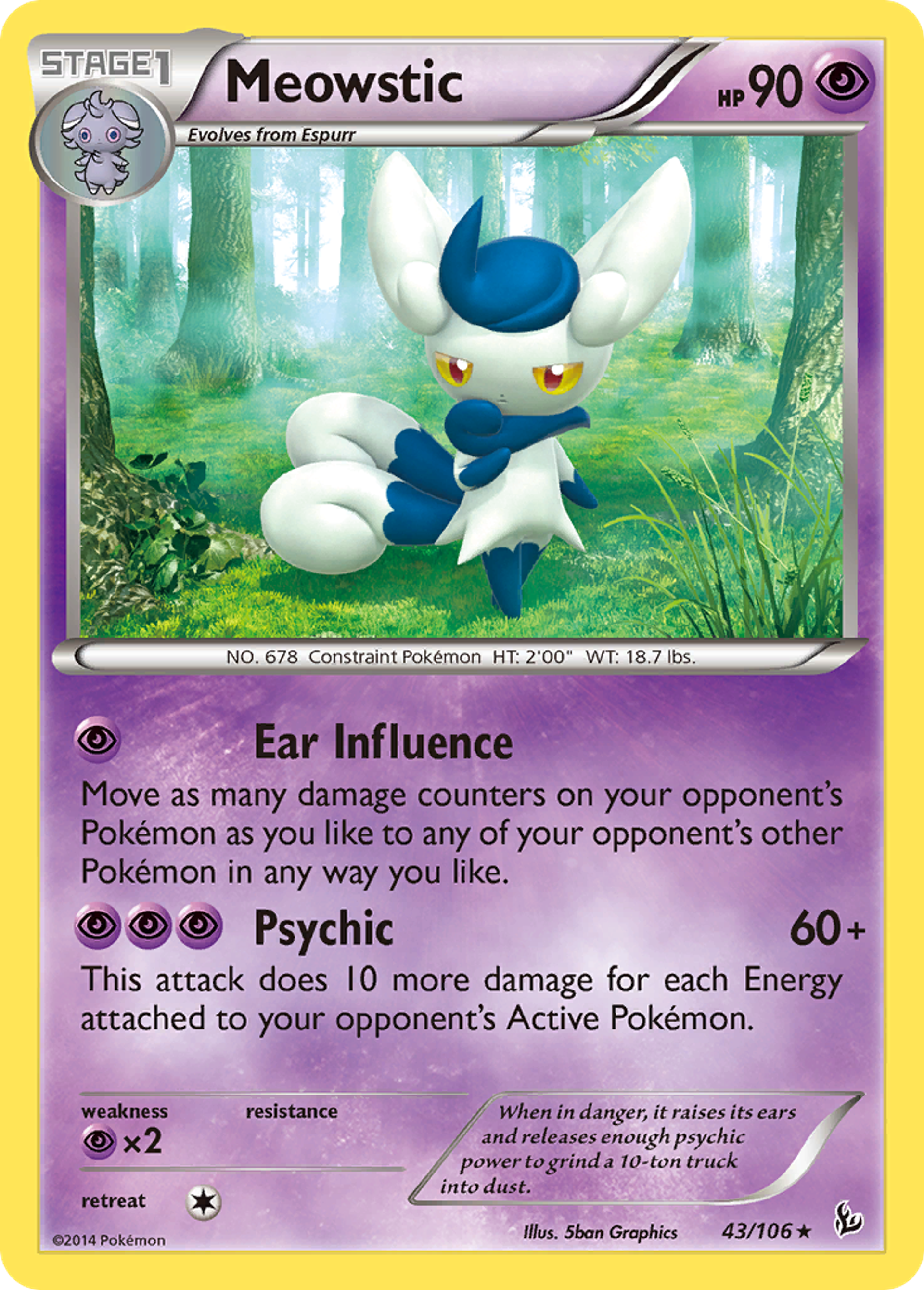 Meowstic — XY - Flashfire — Pokemon