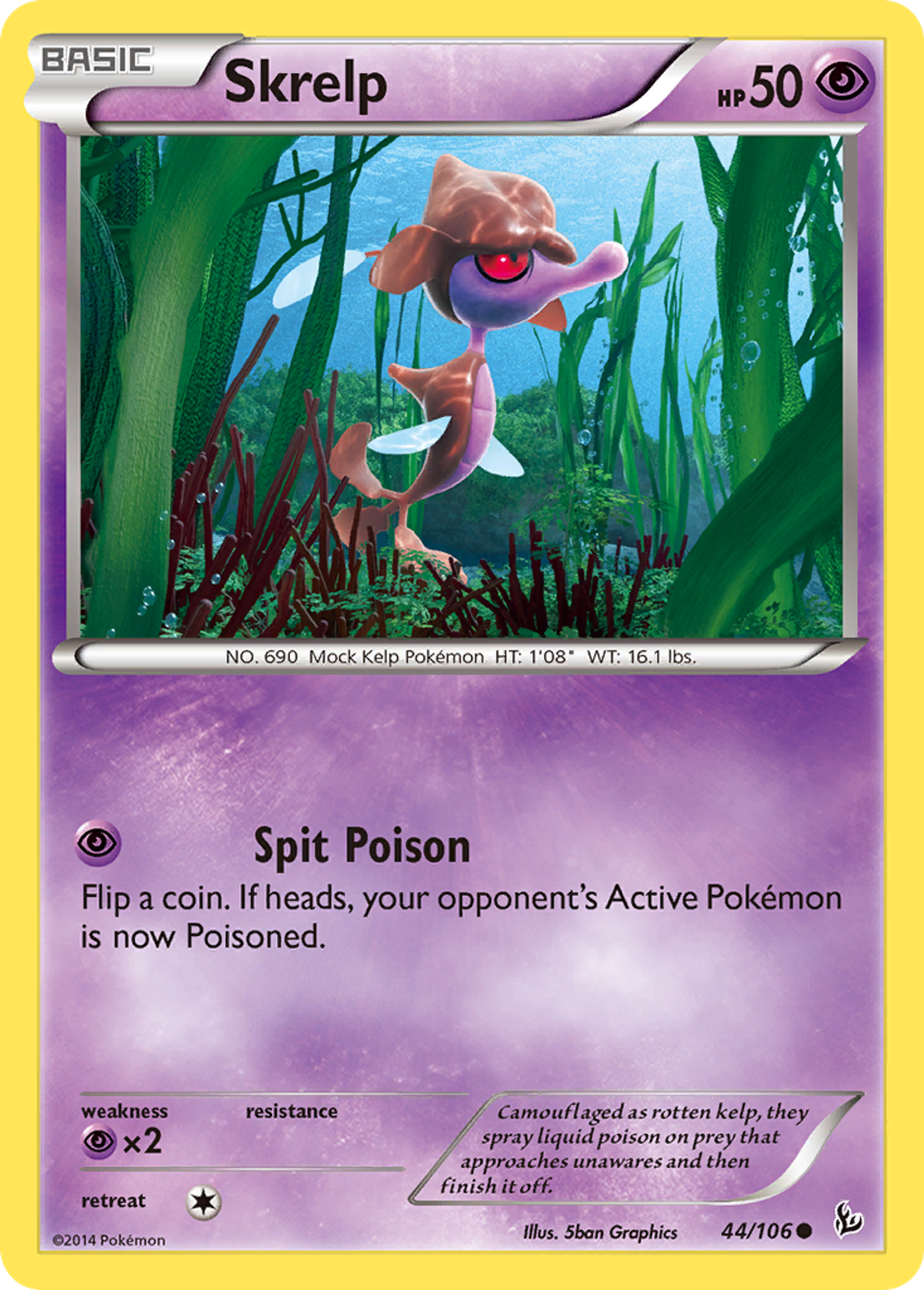 Skrelp — XY - Flashfire — Pokemon