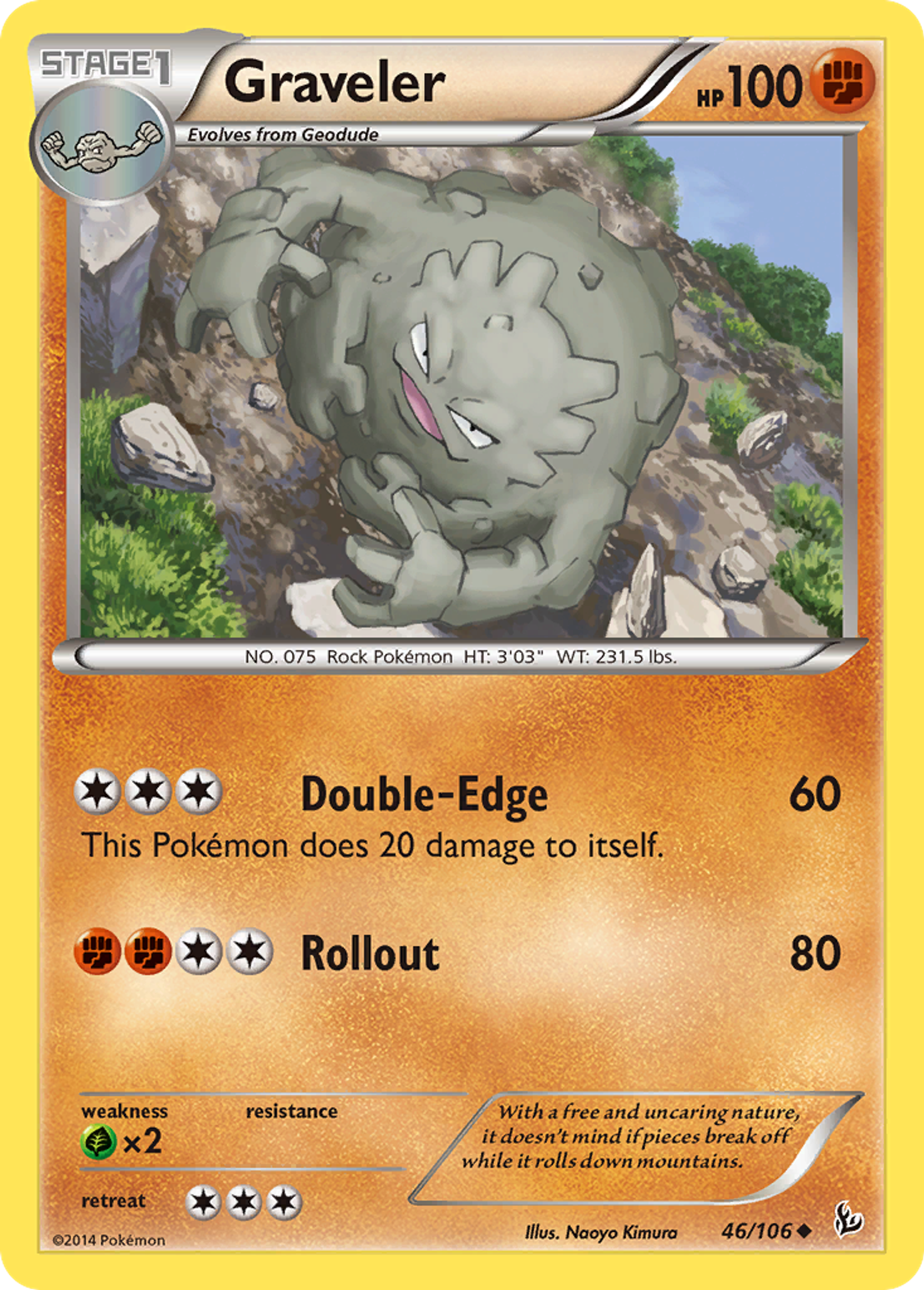 Graveler — XY - Flashfire — Pokemon