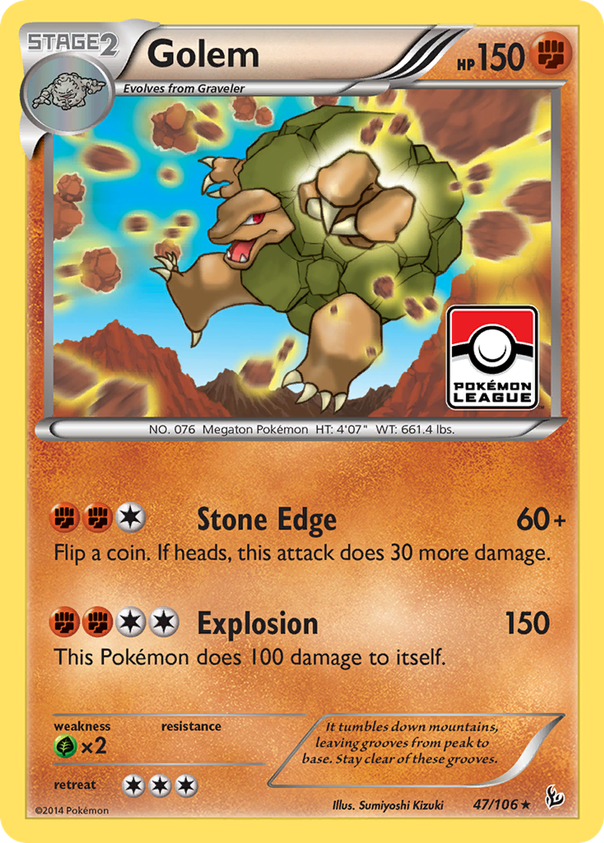 Golem — XY - Flashfire — Pokemon