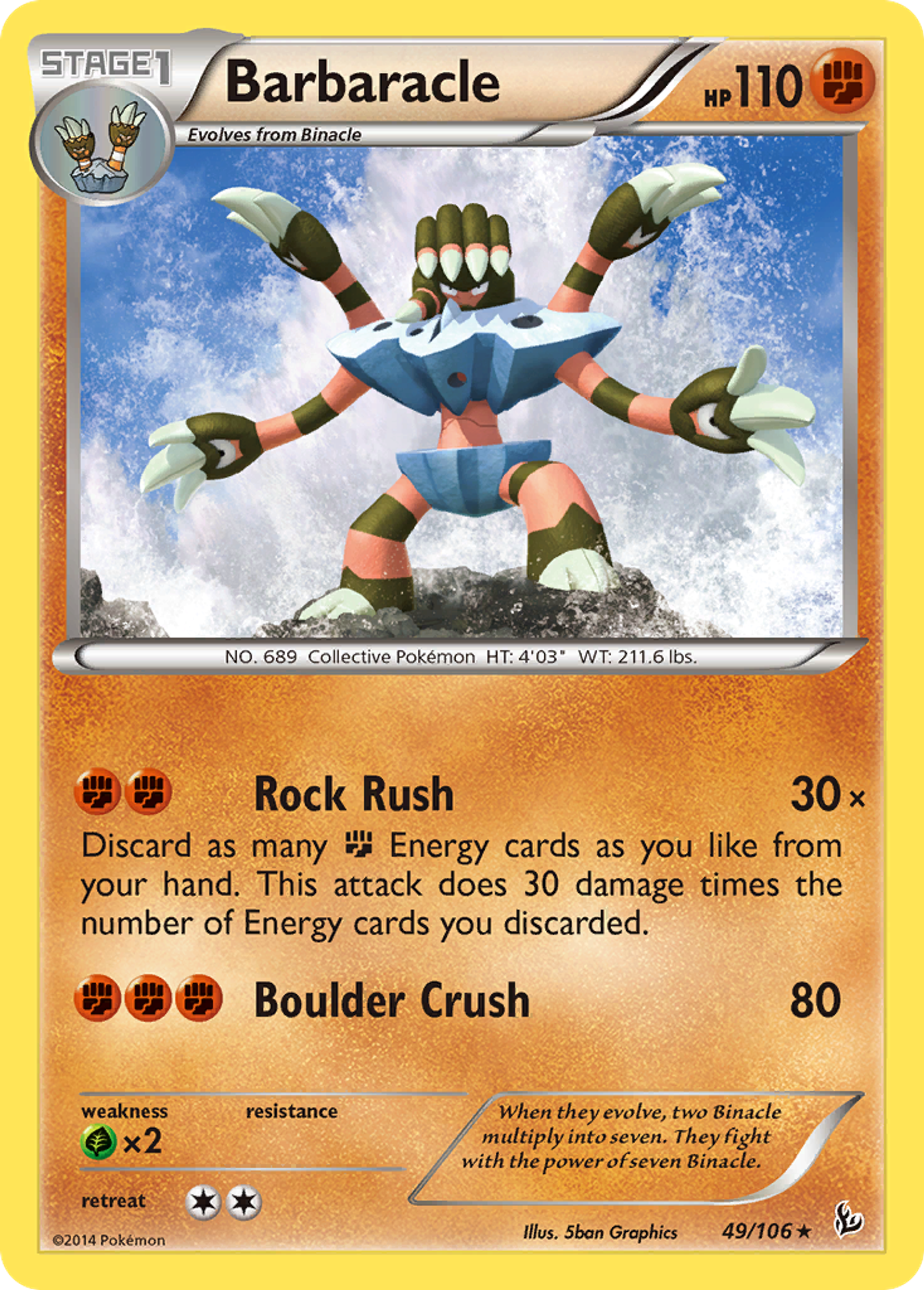 Barbaracle — XY - Flashfire — Pokémon