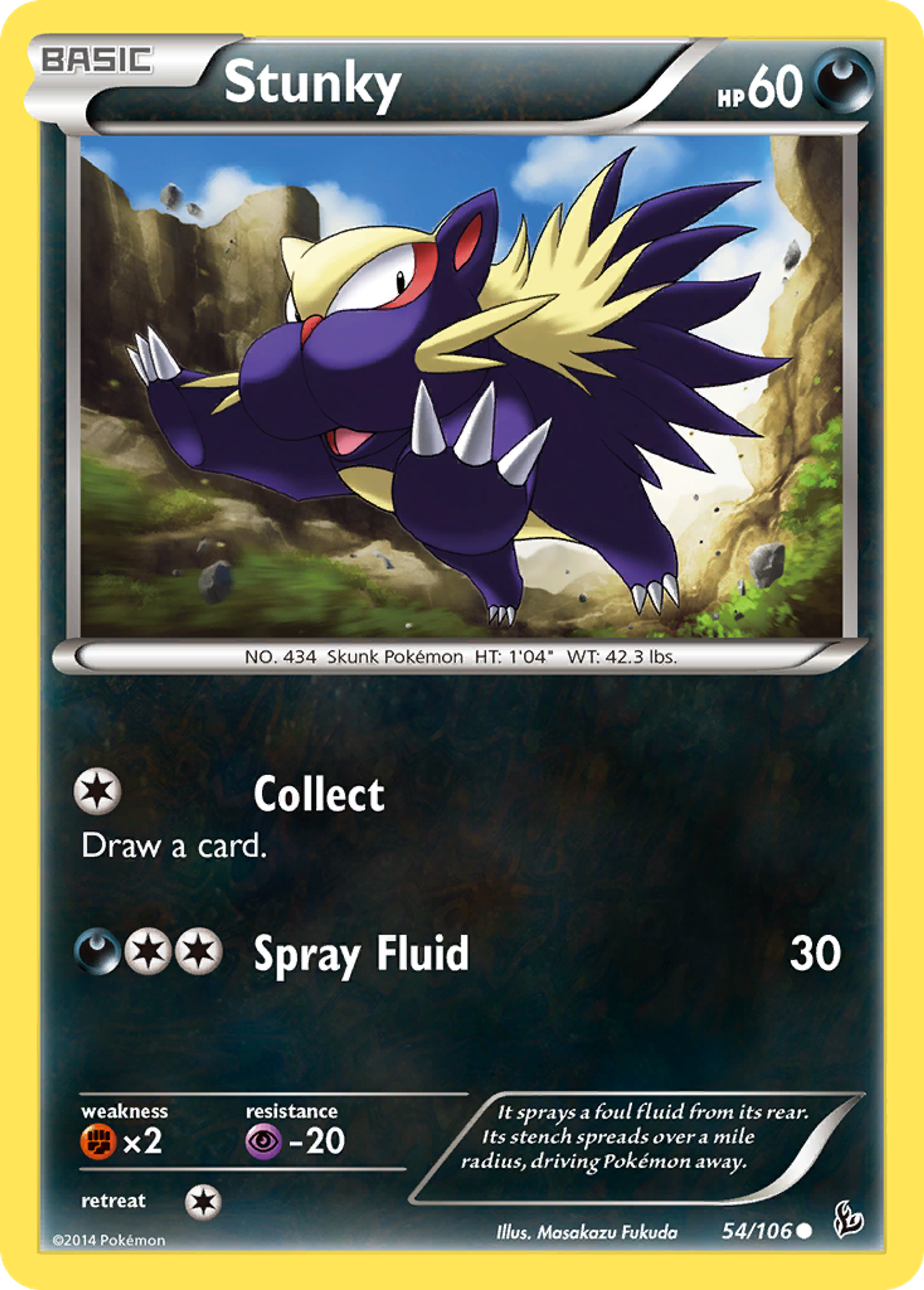 Stunky — XY - Flashfire — Pokemon