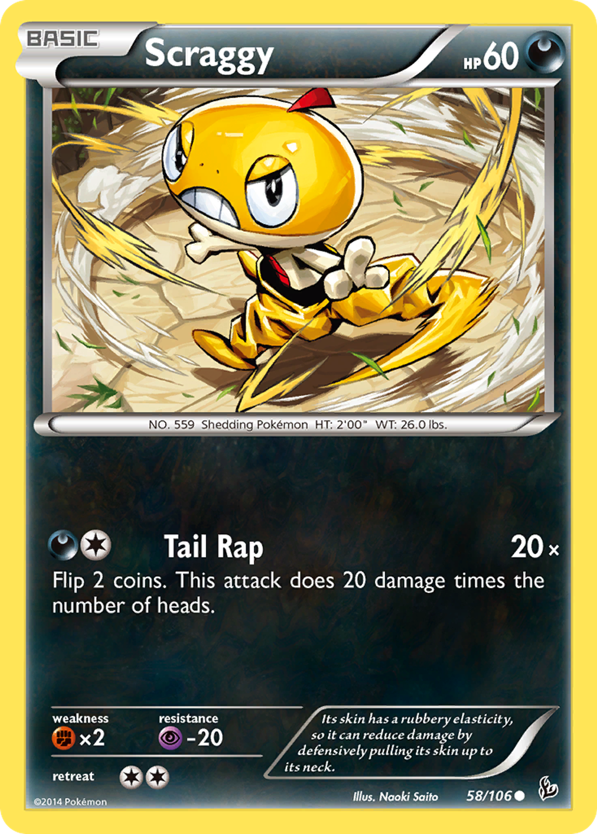 Scraggy — XY - Flashfire — Pokémon