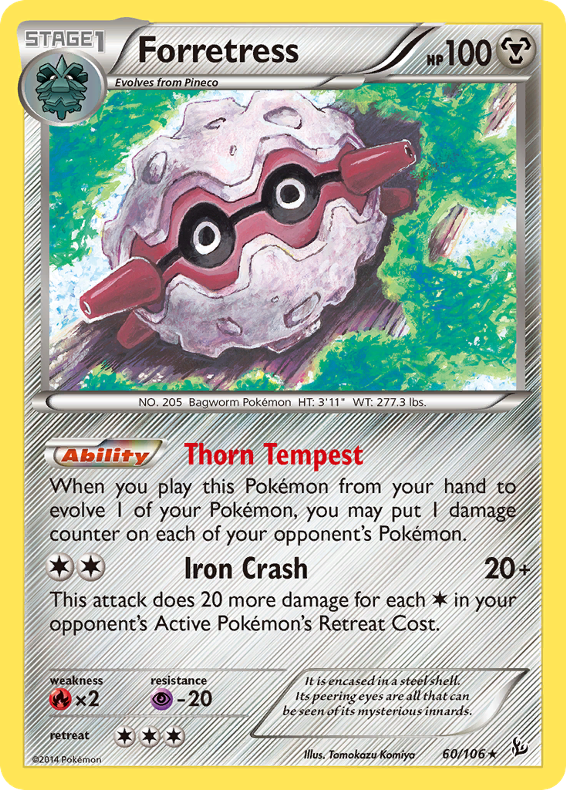 Forretress — XY - Flashfire — Pokemon