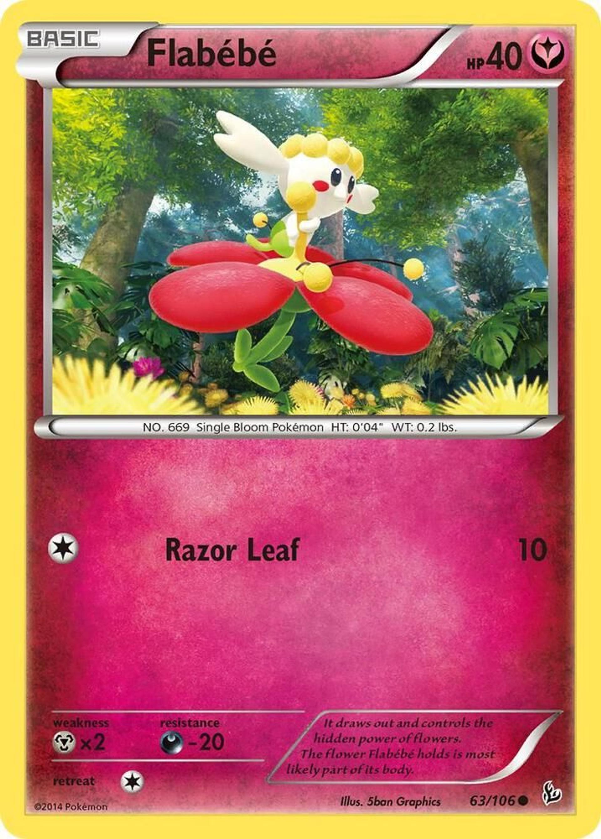Flabebe — XY - Flashfire — Pokemon