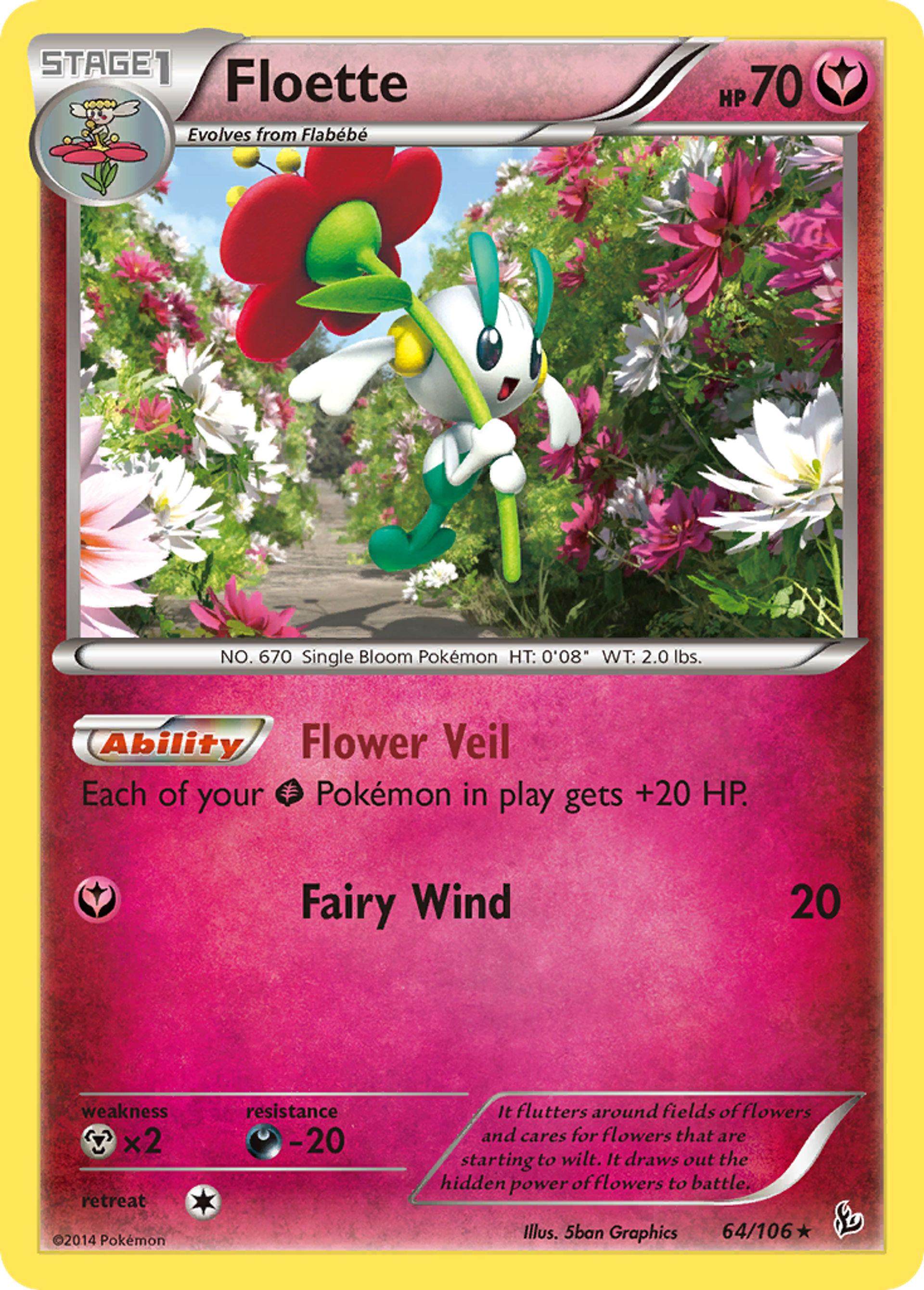 Floette — XY - Flashfire — Pokemon